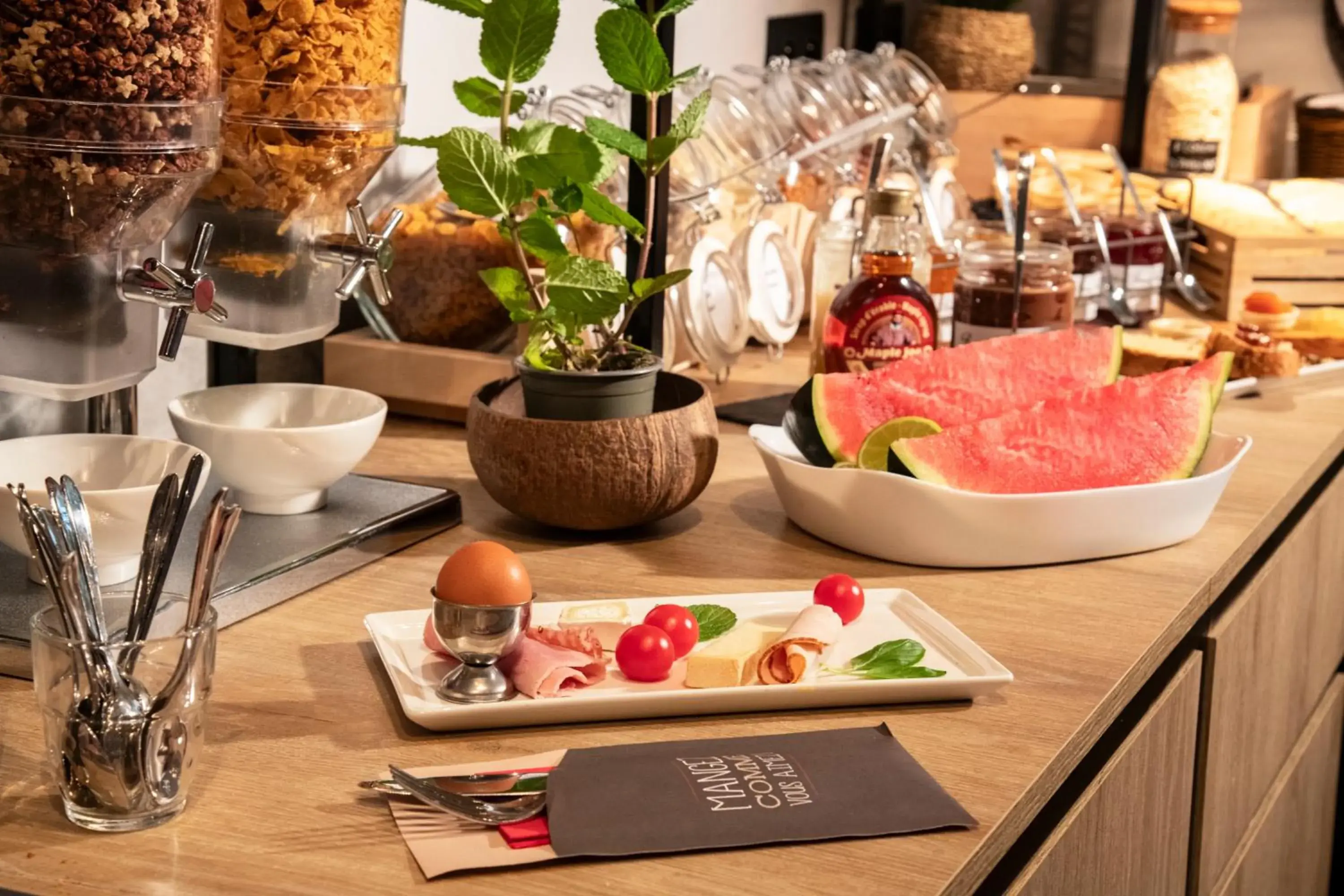 Breakfast in Ibis Roquebrune Cap Martin Menton Breakfast in Ibis Roquebrune Cap Martin Menton