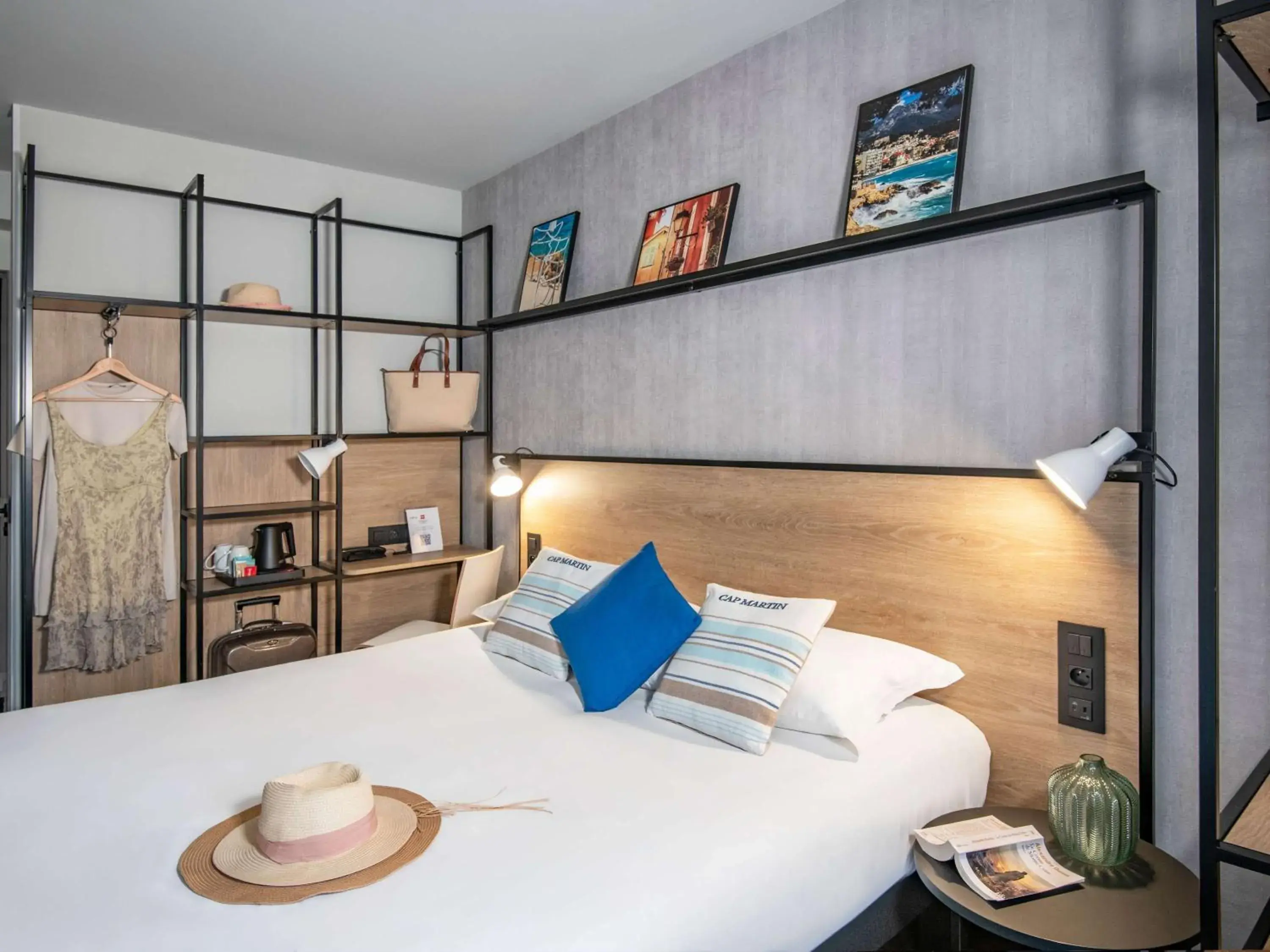 Bedroom, Bed in Ibis Roquebrune Cap Martin Menton Bedroom, Bed in Ibis Roquebrune Cap Martin Menton