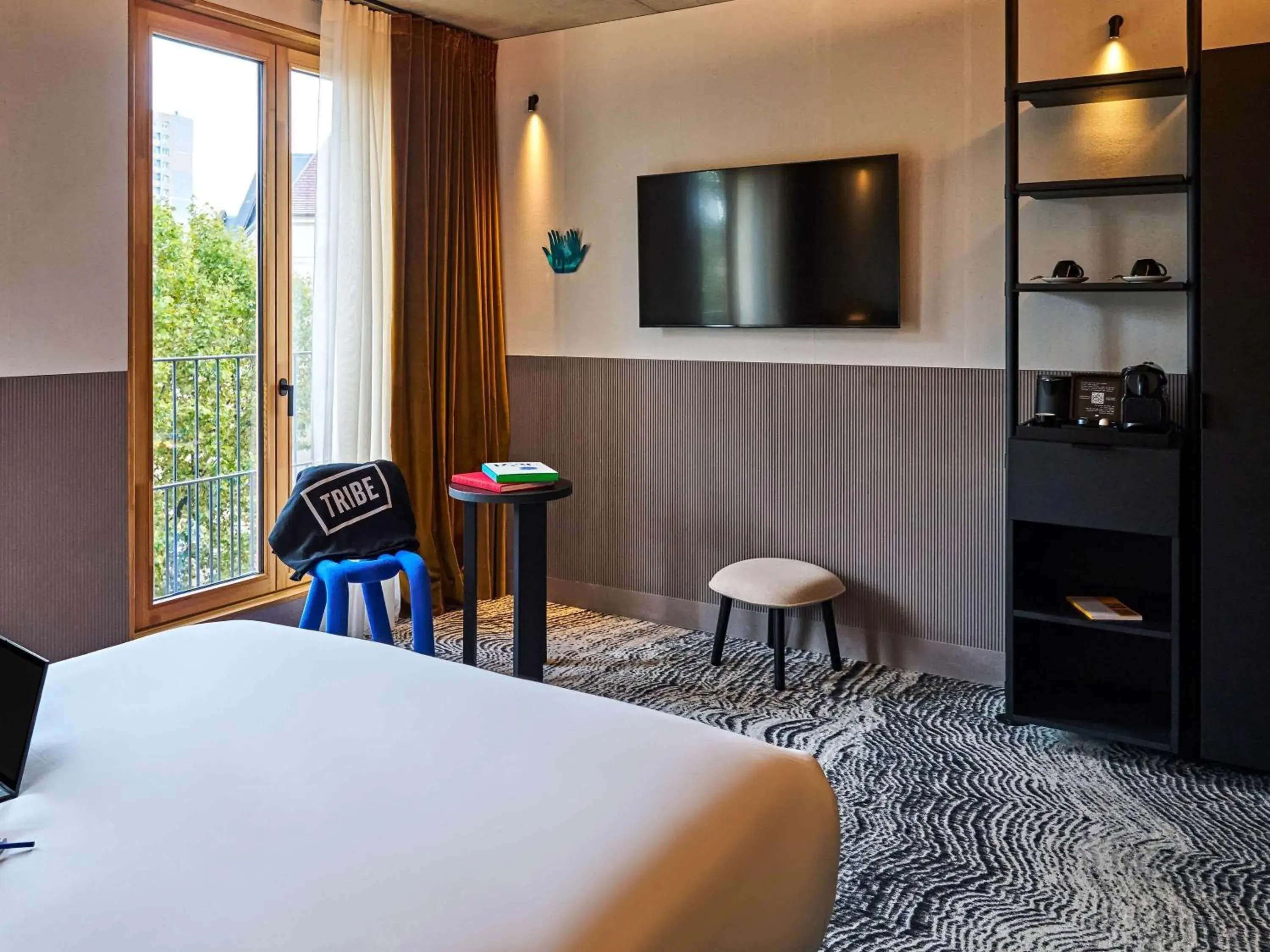 Bedroom, Bed in TRIBE Paris Clichy Bedroom, Bed in TRIBE Paris Clichy