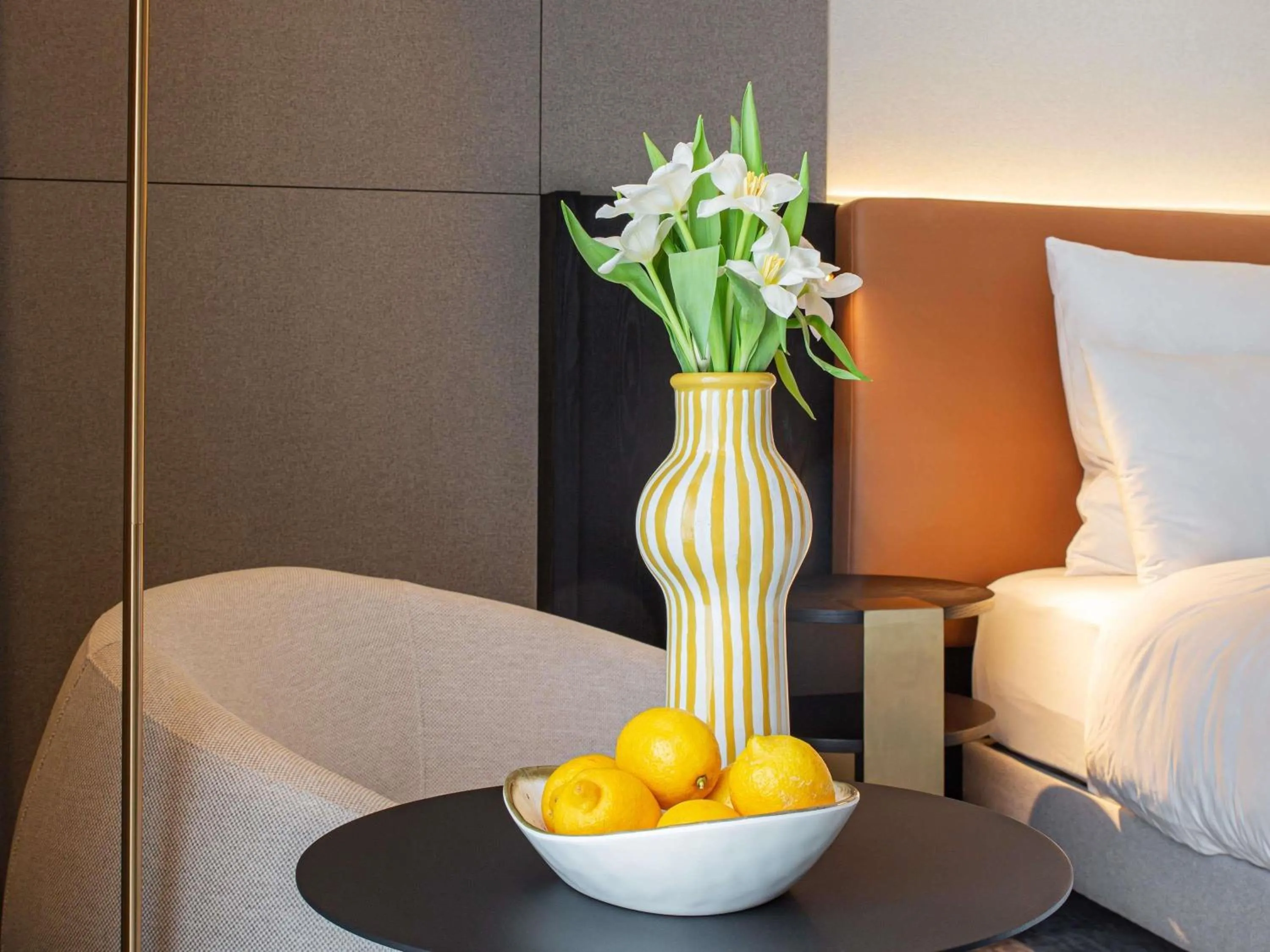 Bedroom, Bed in Mövenpick Grand Hotel Wroclaw