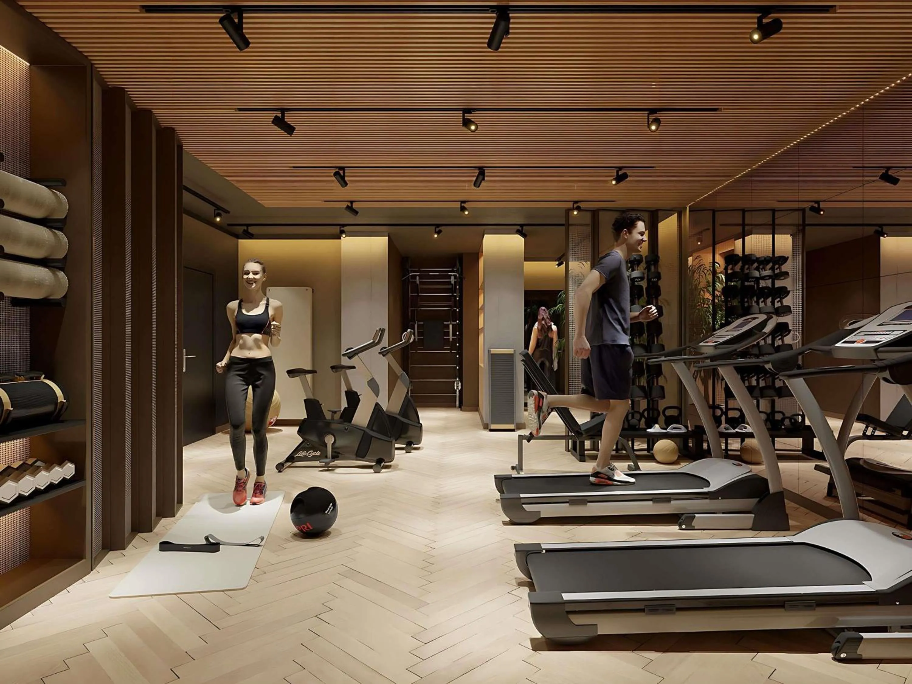 Fitness centre/facilities in Mövenpick Grand Hotel Wroclaw