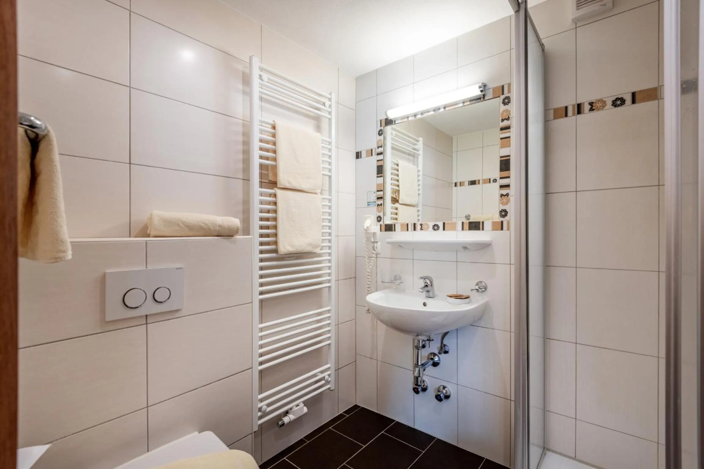 Shower in Hotel Garni Birkenhof