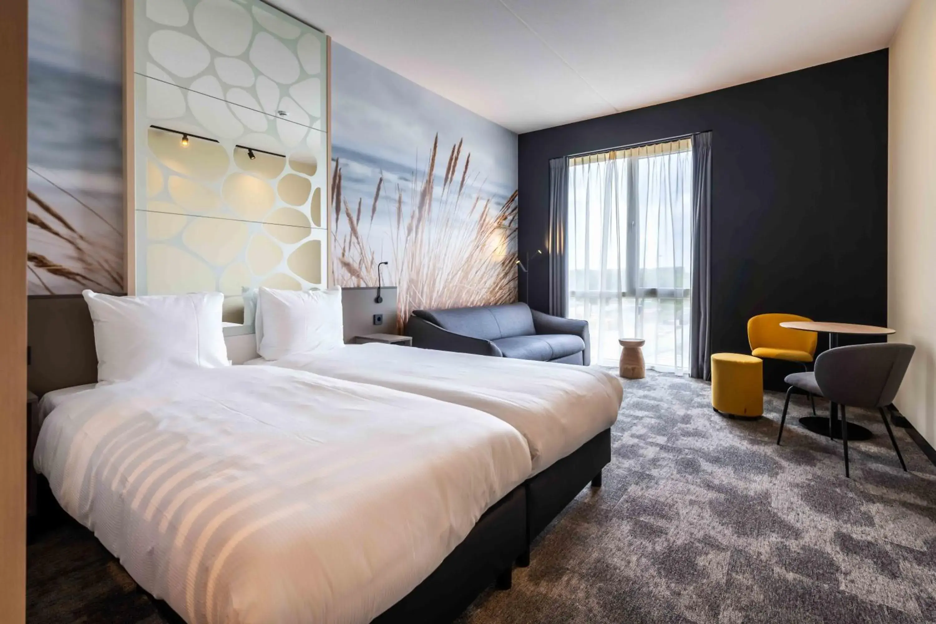 Bedroom, Bed in Waterstate Wellness hotel Goes Bedroom, Bed in Waterstate Wellness hotel Goes