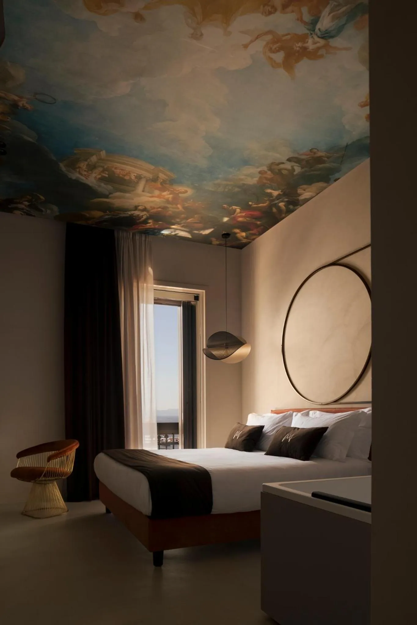 Bed in Demetra Luxury Suites