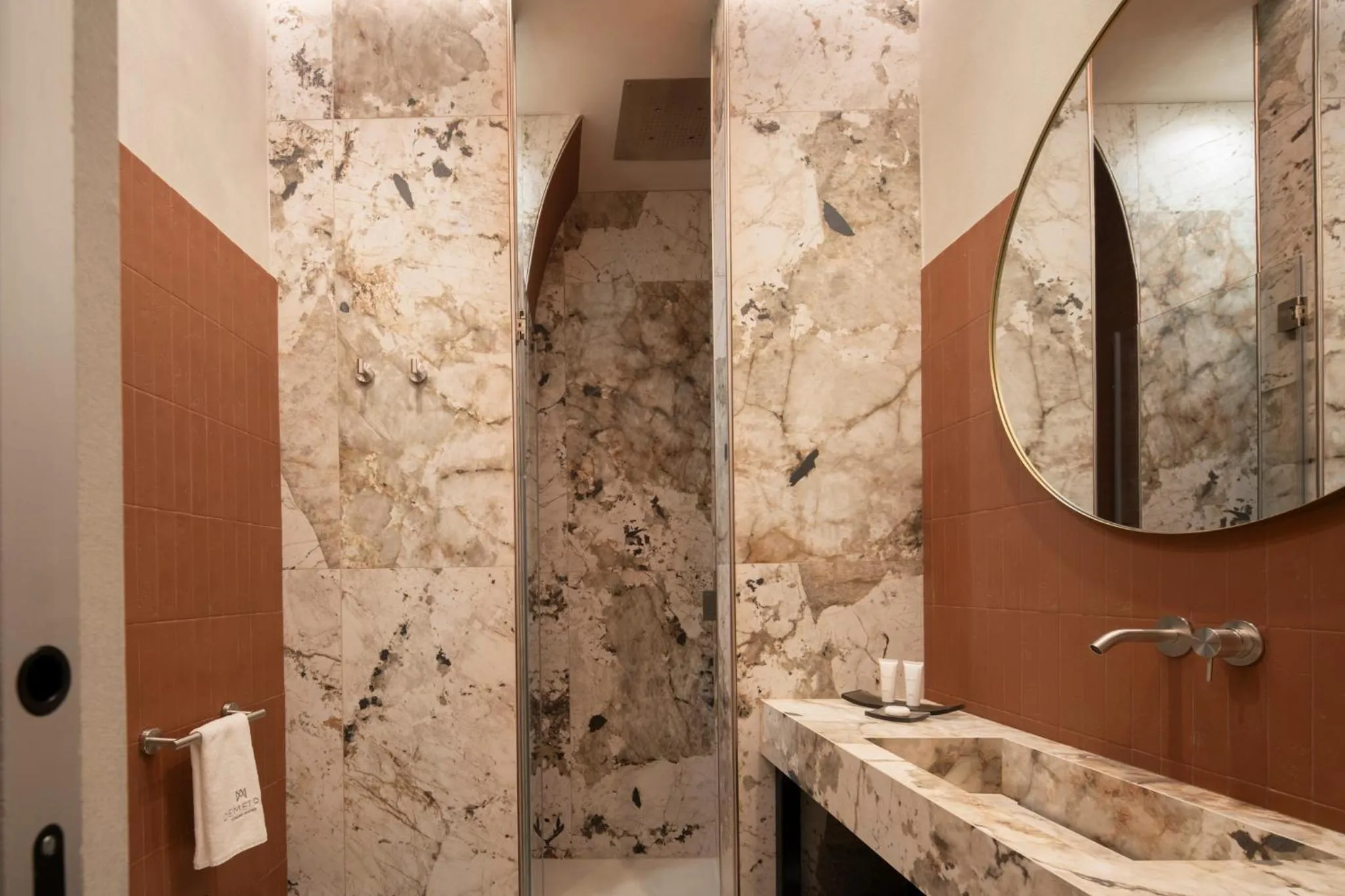 Shower in Demetra Luxury Suites