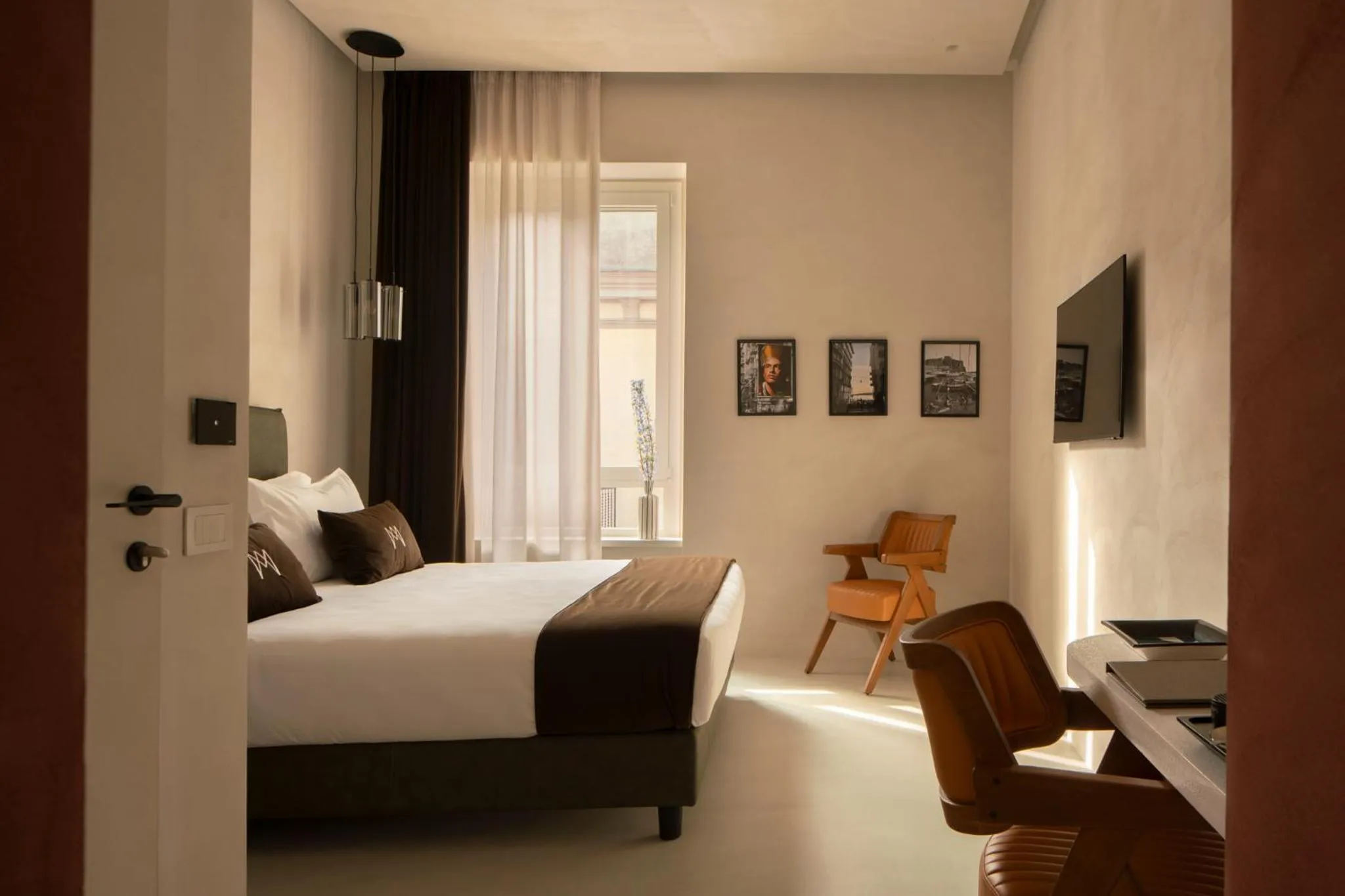 Bed in Demetra Luxury Suites