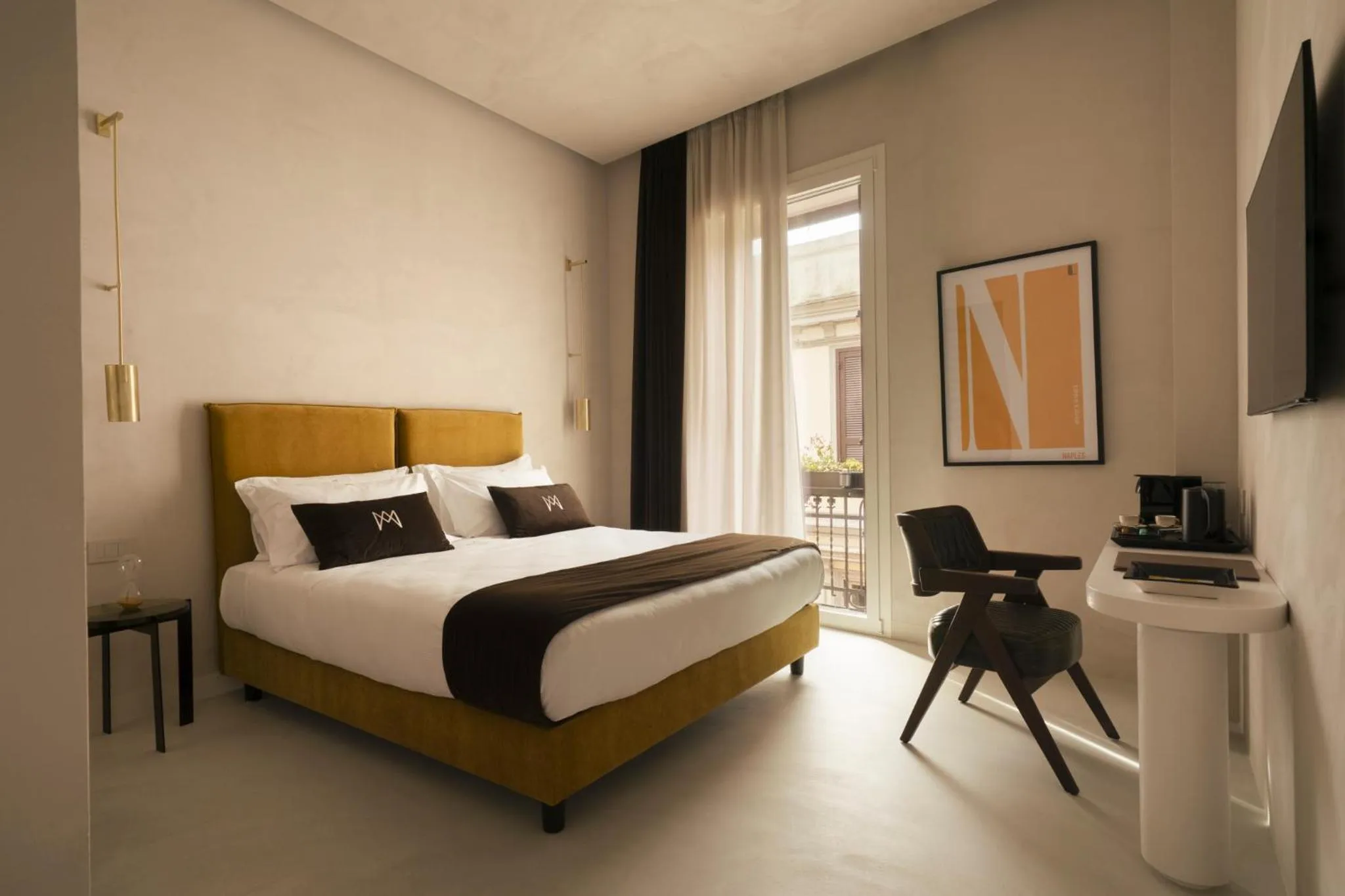 Bed in Demetra Luxury Suites