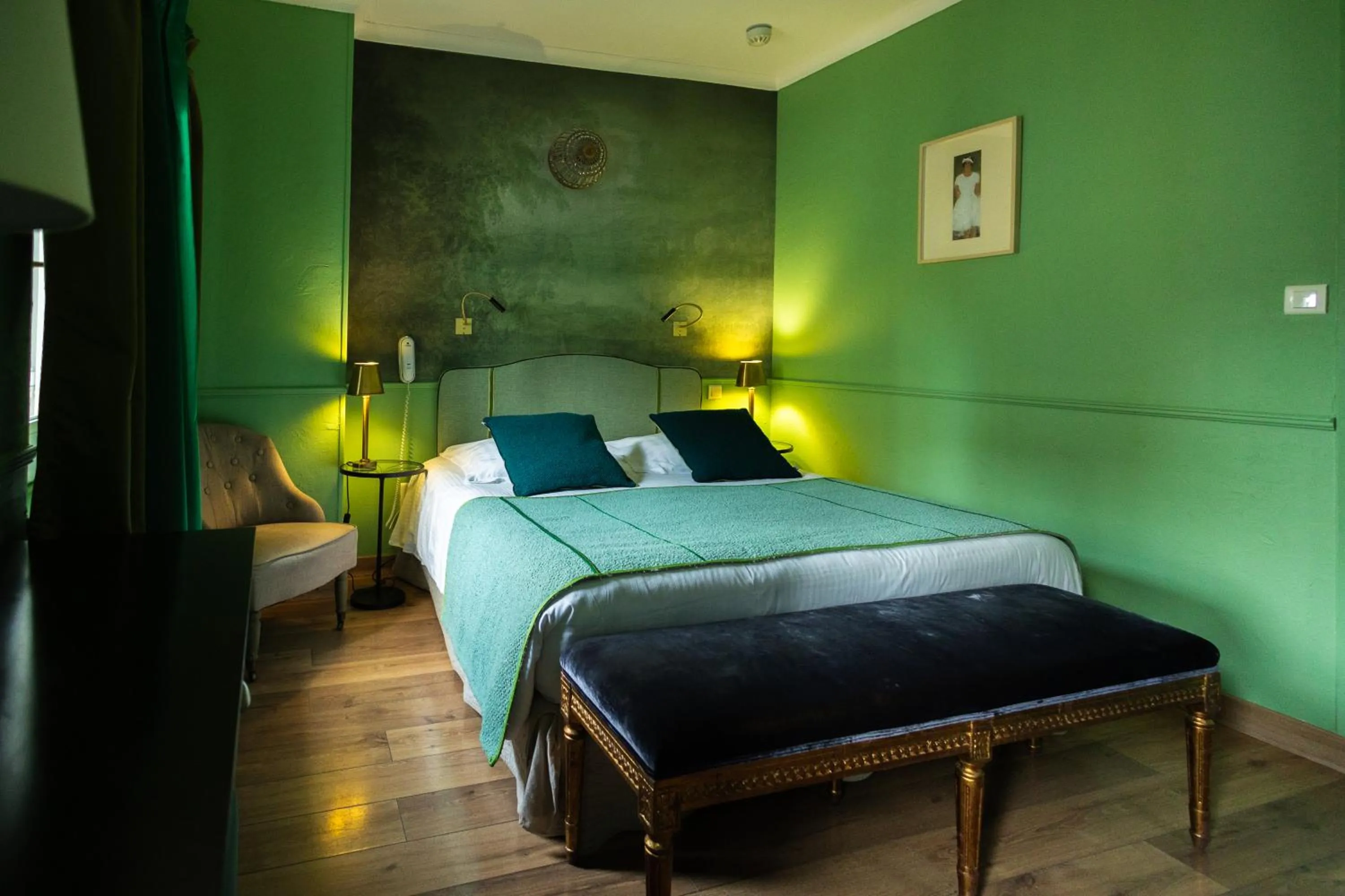 Bed in Hotel du Palais