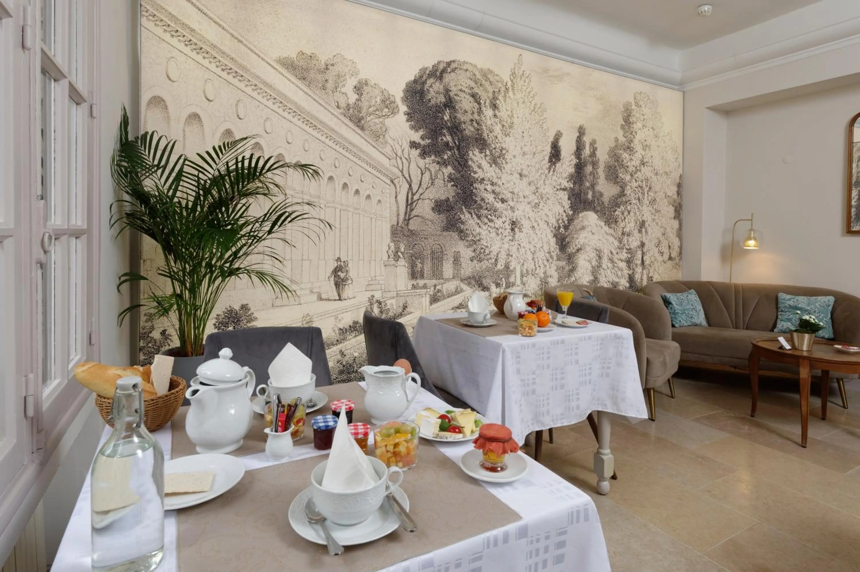 Living room in Hotel du Palais