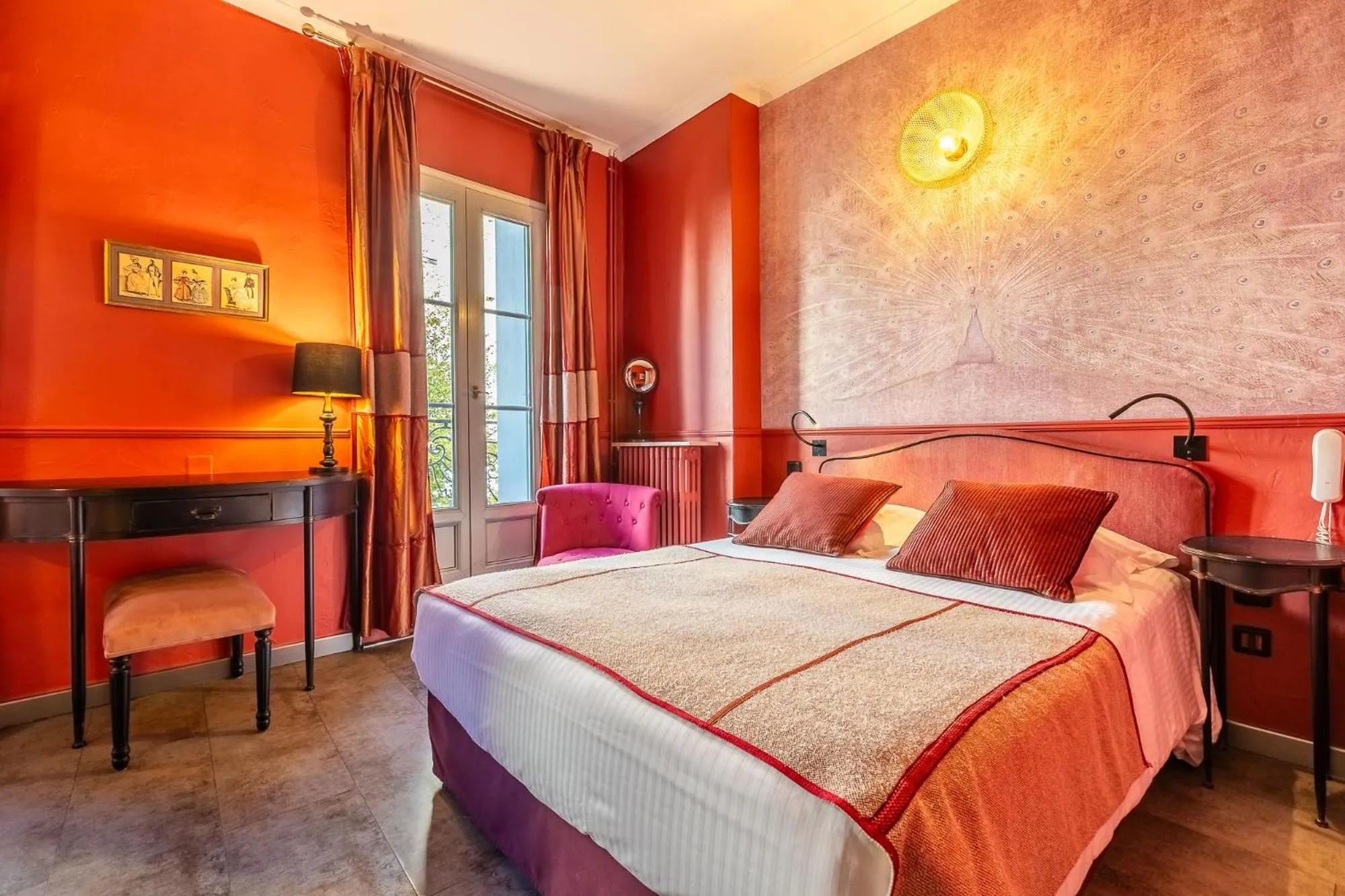 Bed in Hotel du Palais