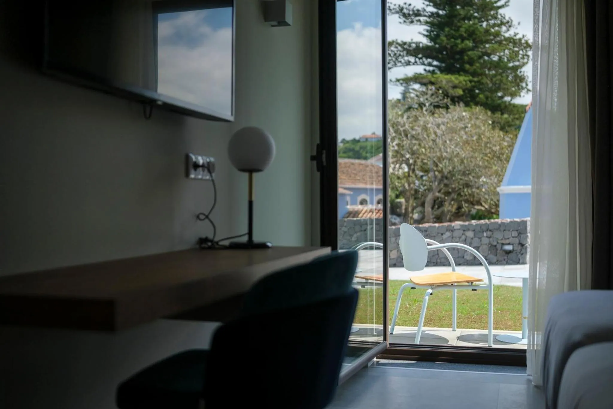 Seating area in Azores Book Hotel