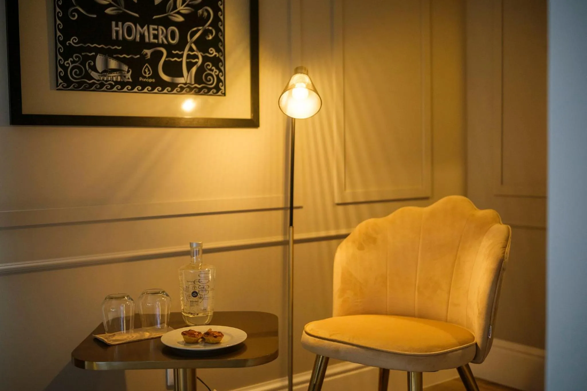 Seating area in Azores Book Hotel