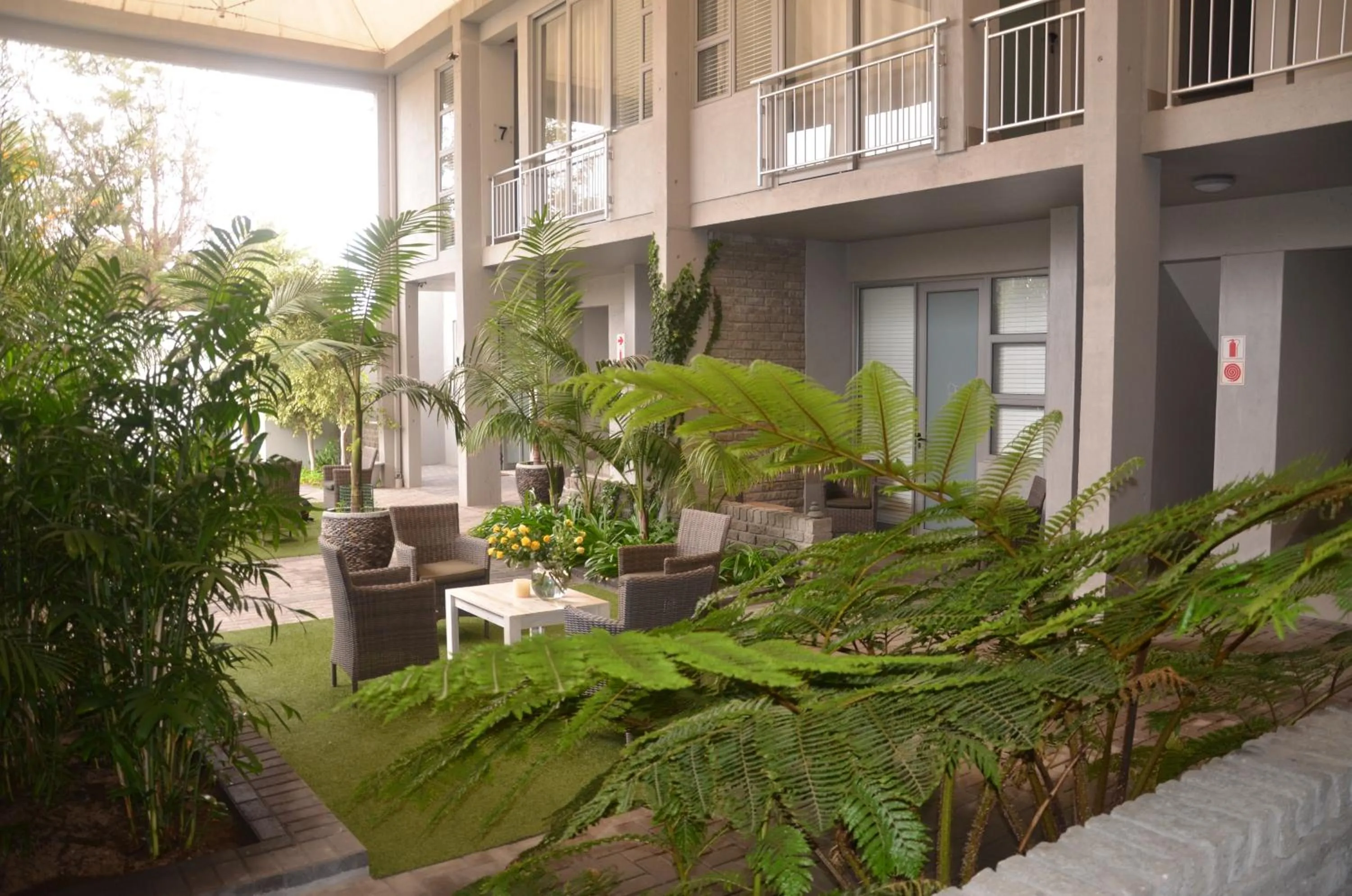 Garden in Be-Still Accommodation