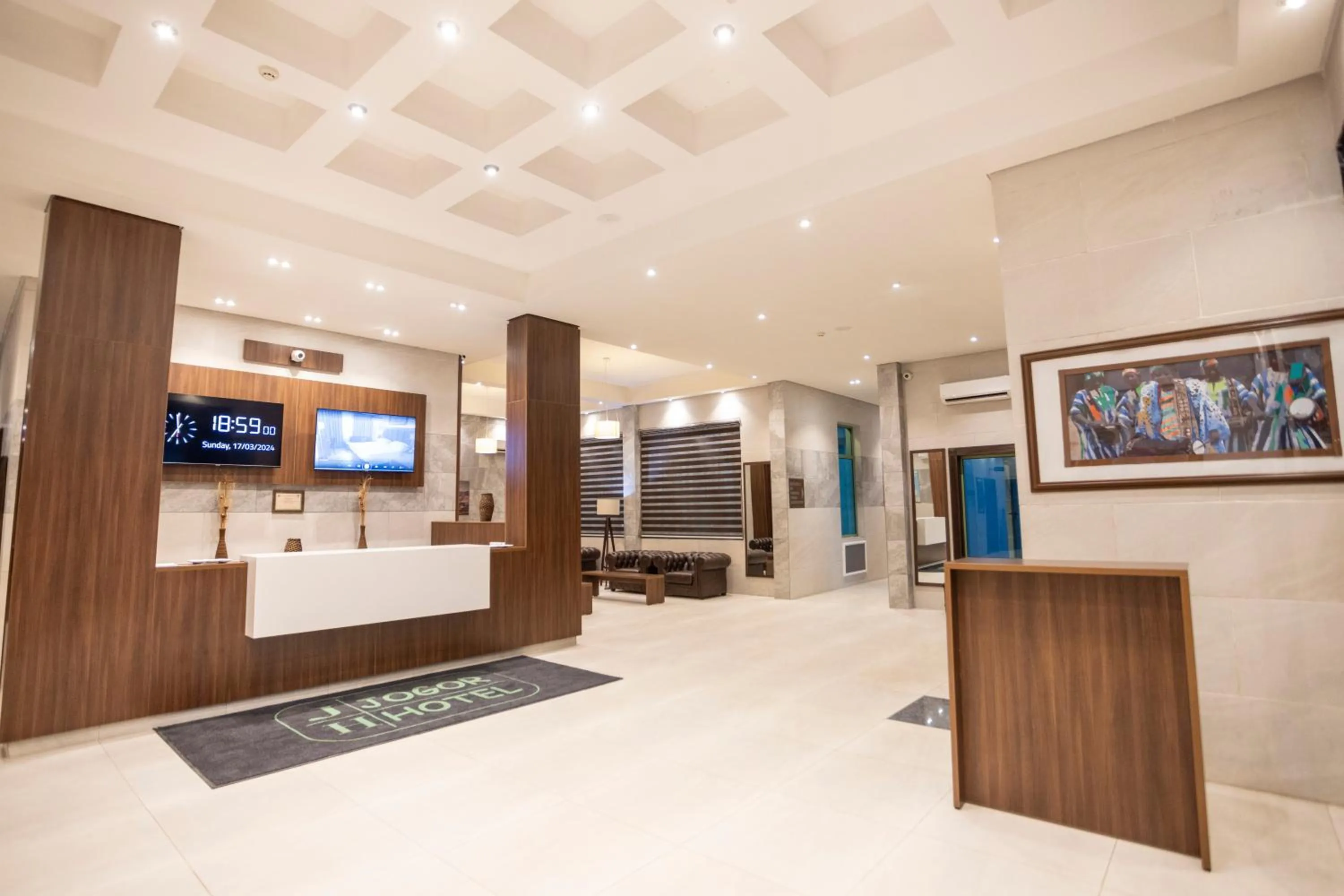 Lobby or reception in Jogor Hotel Ibadan