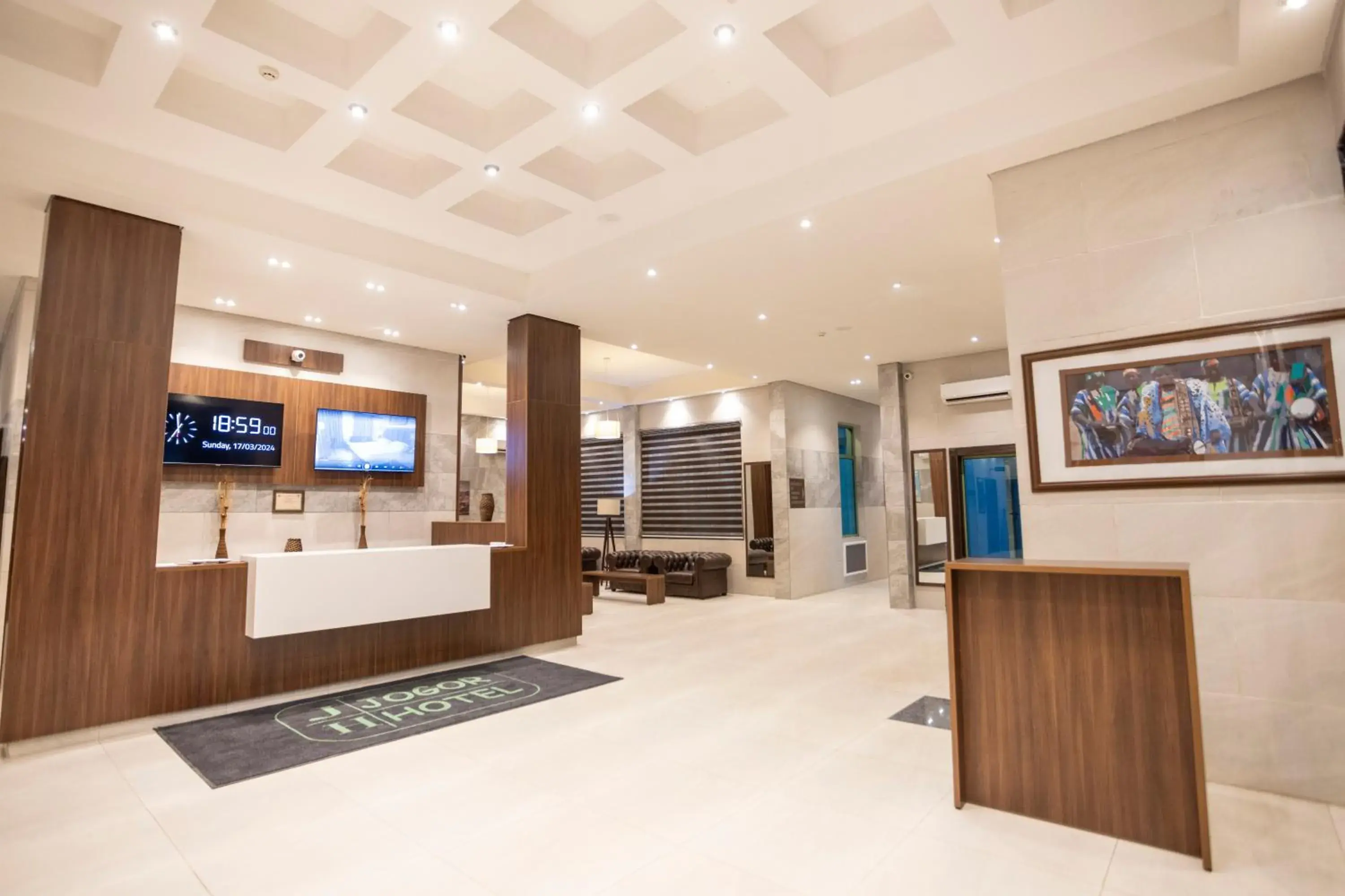 Lobby or reception in Jogor Hotel Ibadan Lobby or reception in Jogor Hotel Ibadan