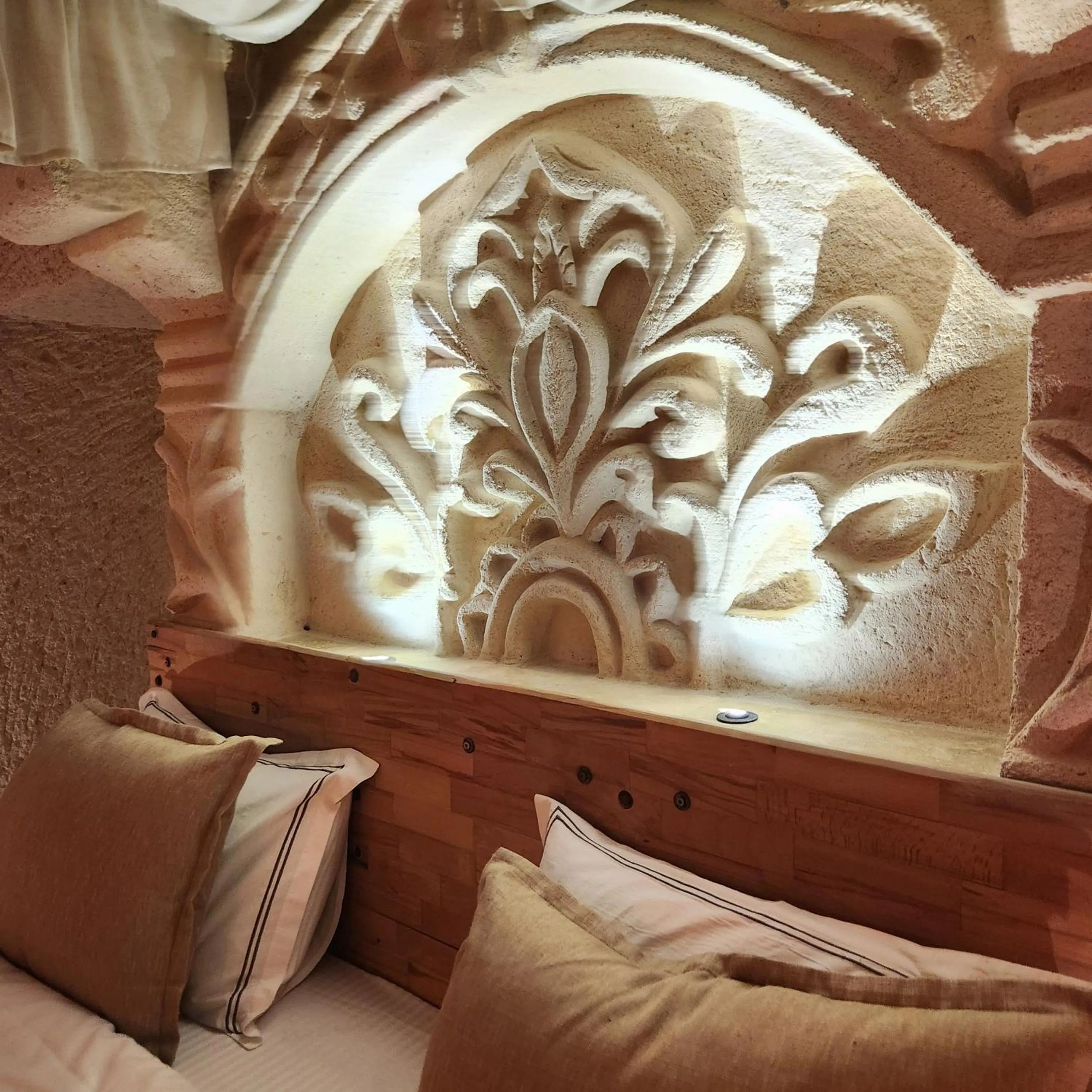 Bed in Memories Cave House Adults Only Plus 12