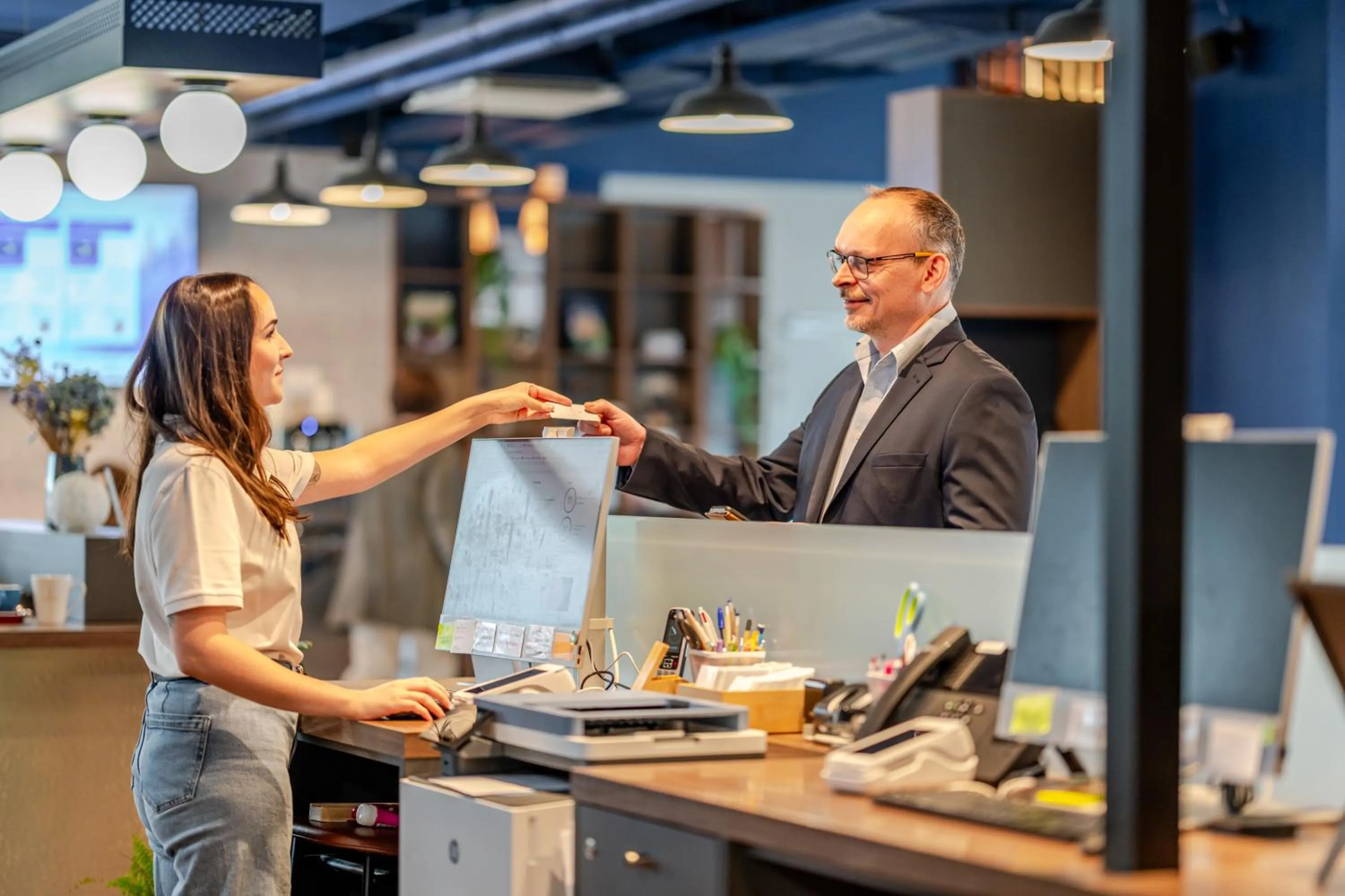Lobby or reception in Hôtel AKENA Serris - Val d'Europe