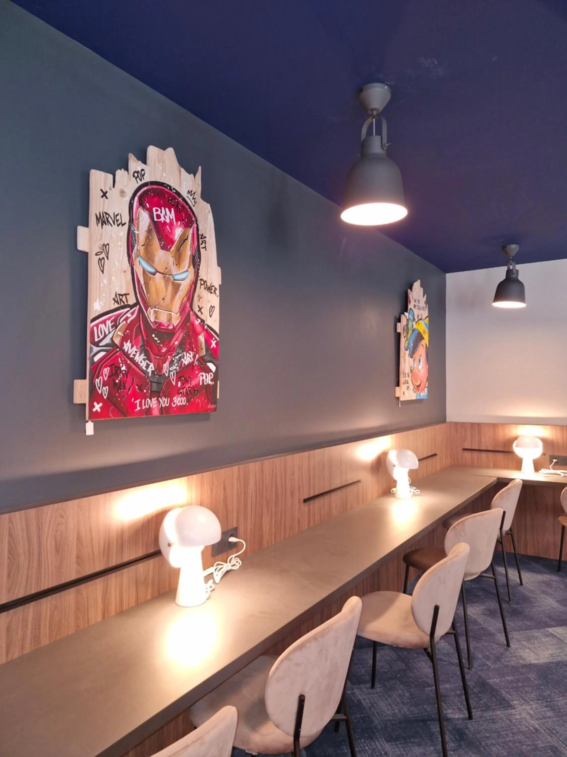 Decorative detail in Hôtel AKENA Serris - Val d'Europe