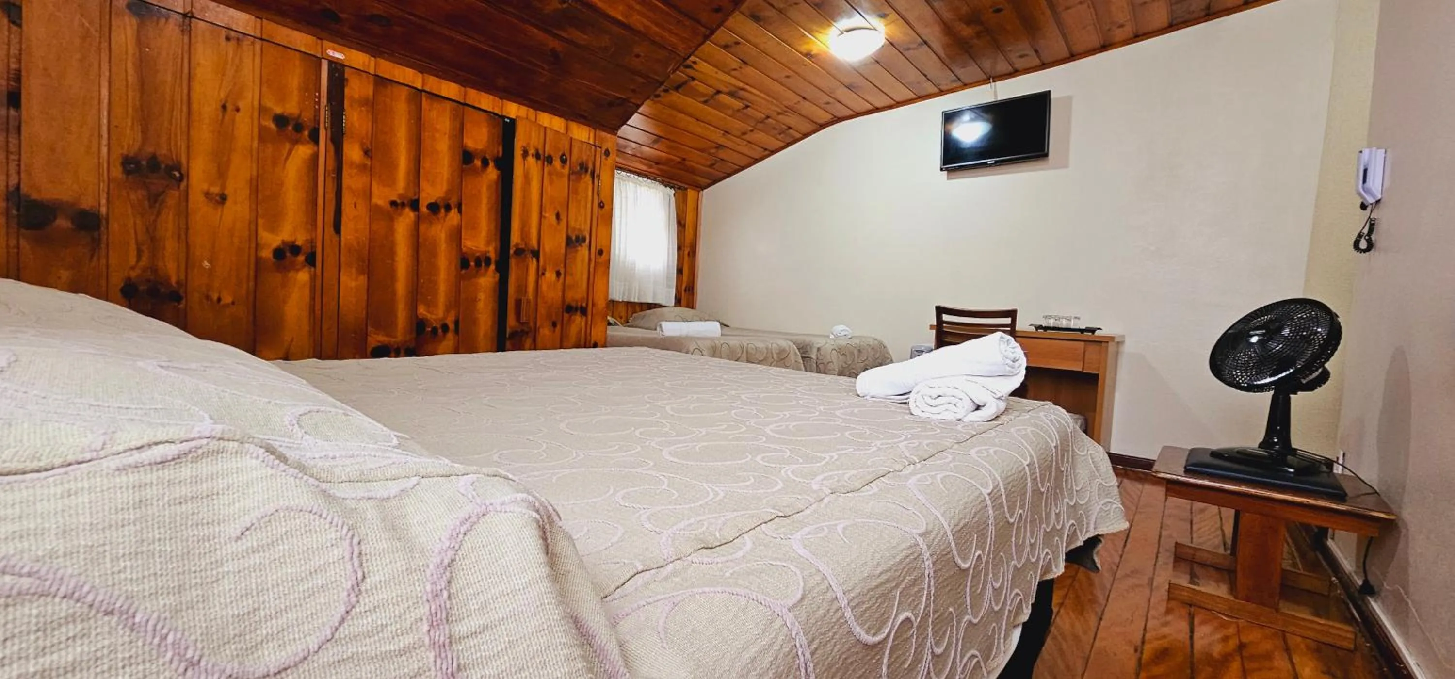 Bed in Hotel Fazenda Golden Park Campos do Jordão