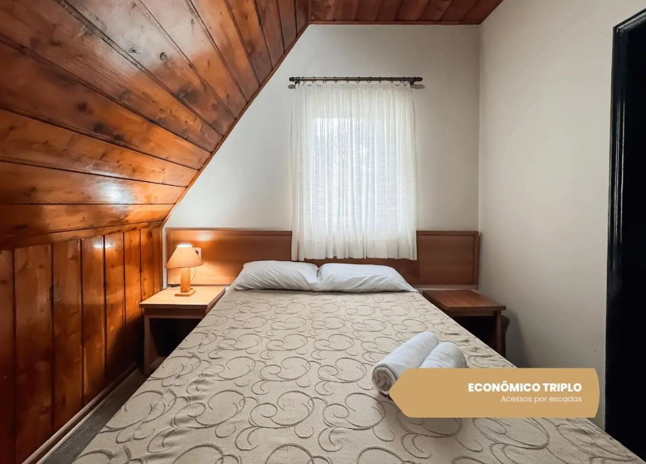 Bedroom, Bed in Hotel Fazenda Golden Park Campos do Jordão