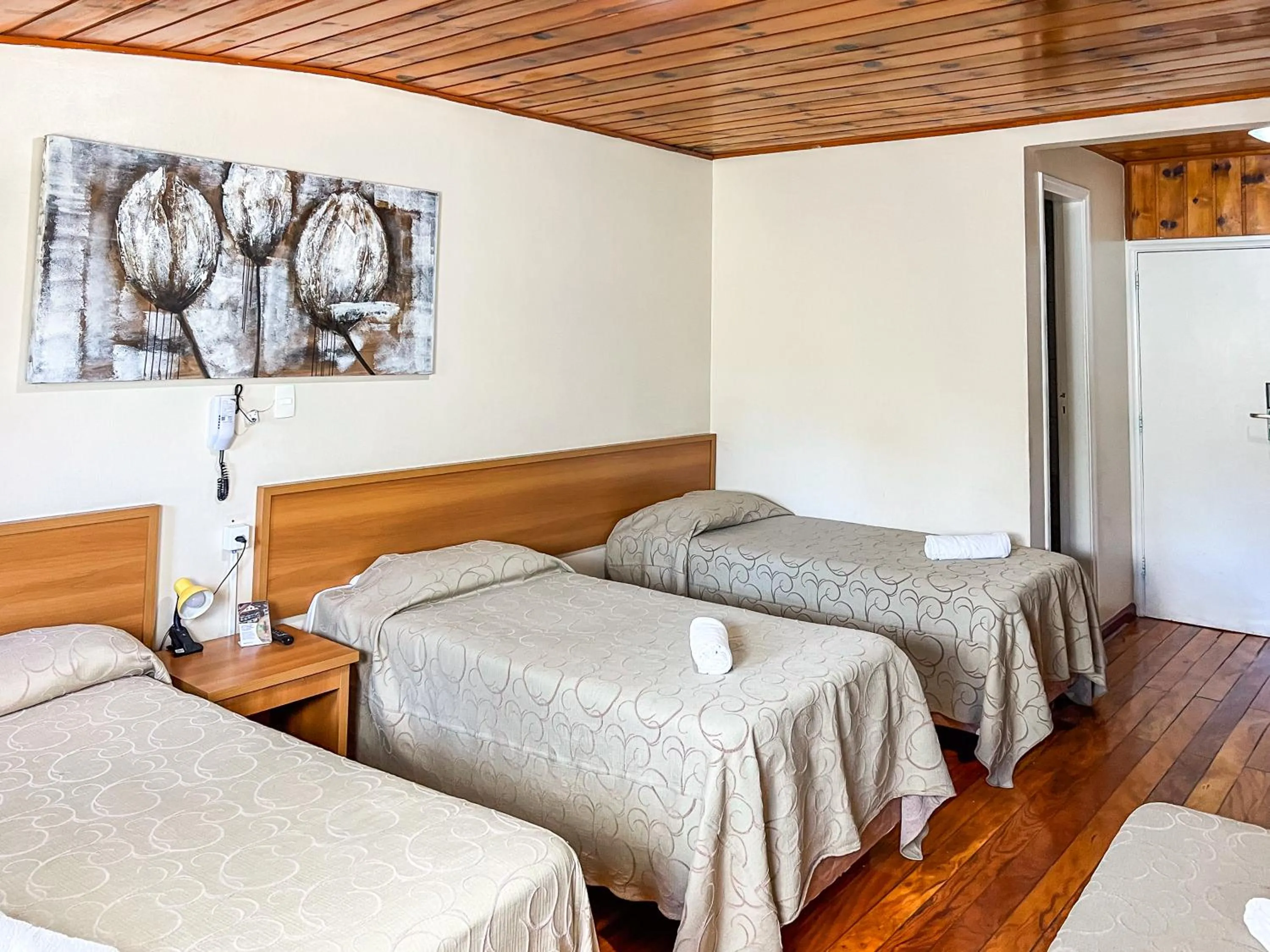 Bed in Hotel Fazenda Golden Park Campos do Jordão