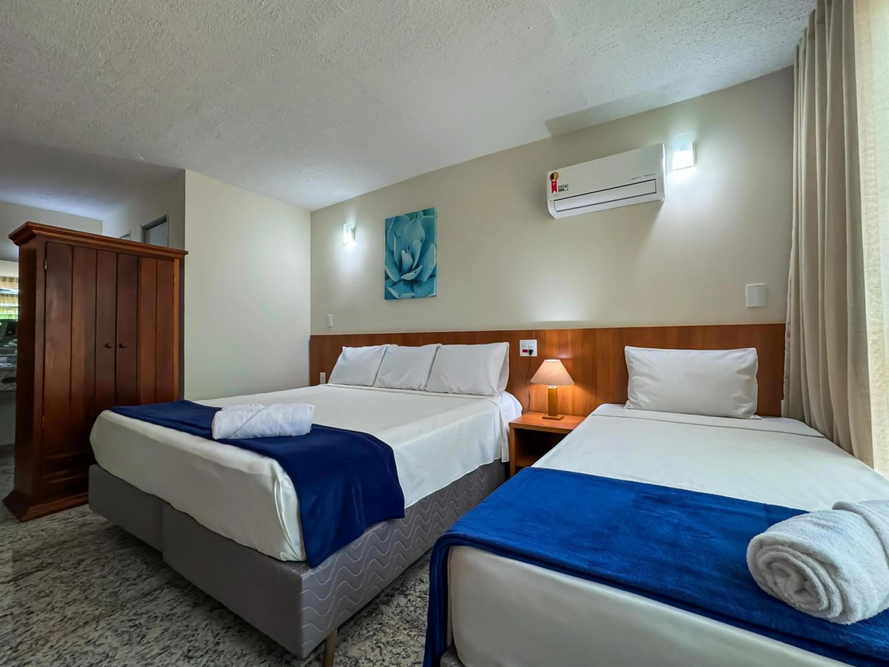 Bed in Hotel Fazenda Golden Park Campos do Jordão