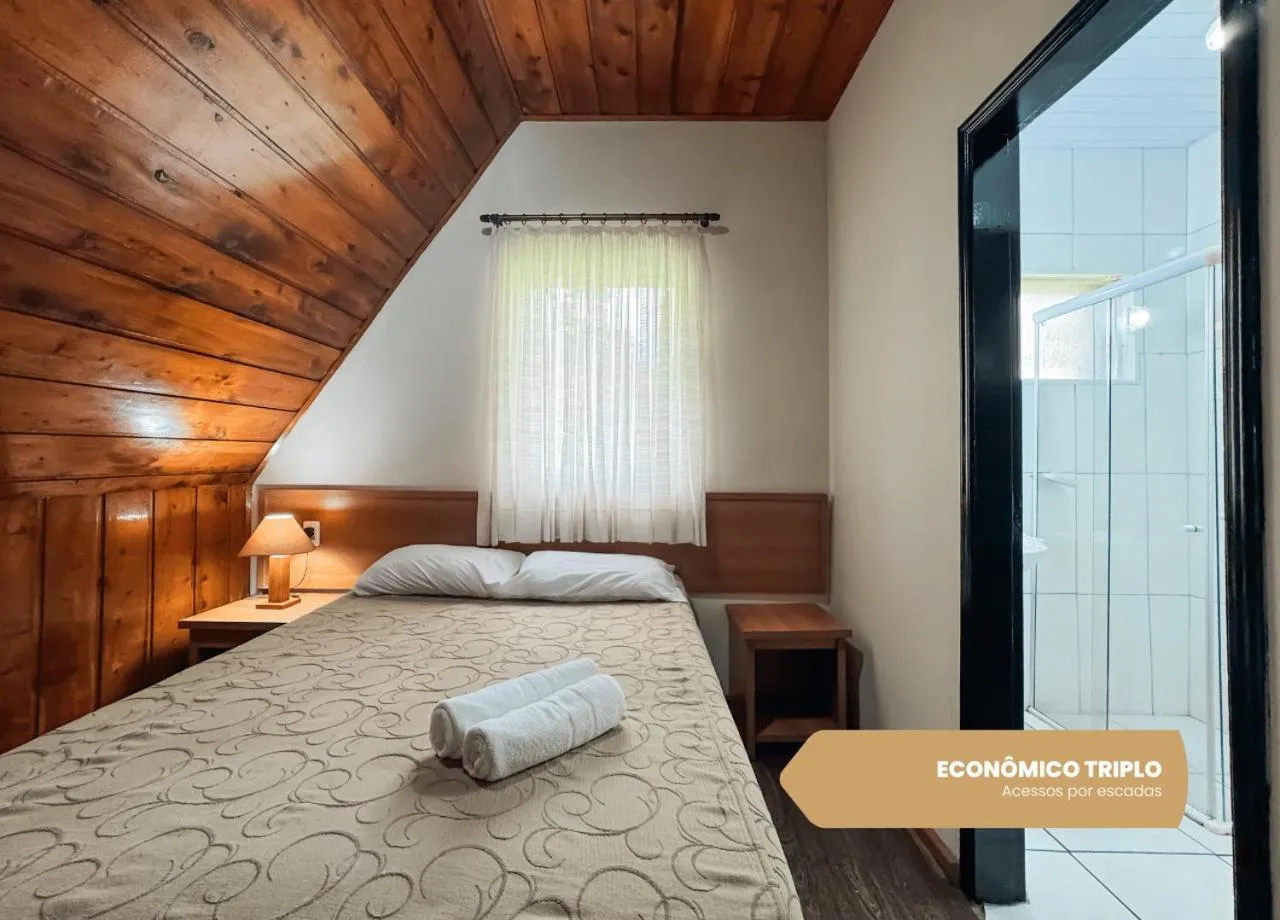 Bedroom, Bed in Hotel Fazenda Golden Park Campos do Jordão