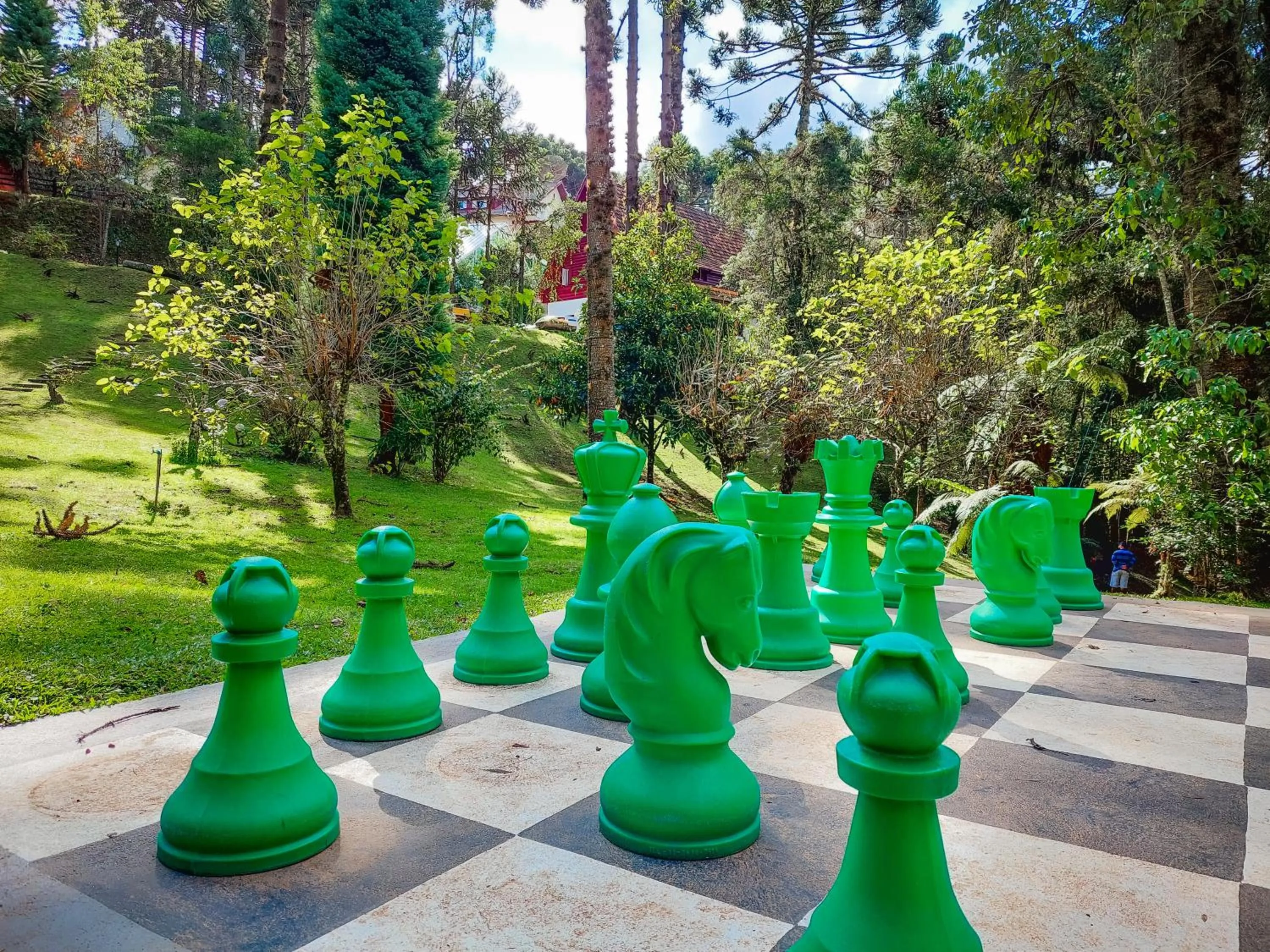 Garden in Hotel Fazenda Golden Park Campos do Jordão