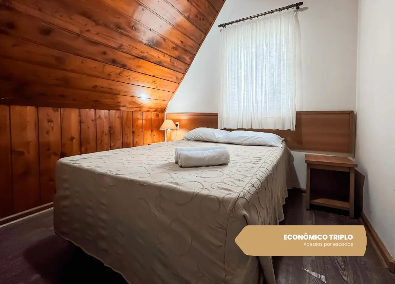 Bedroom, Bed in Hotel Fazenda Golden Park Campos do Jordão