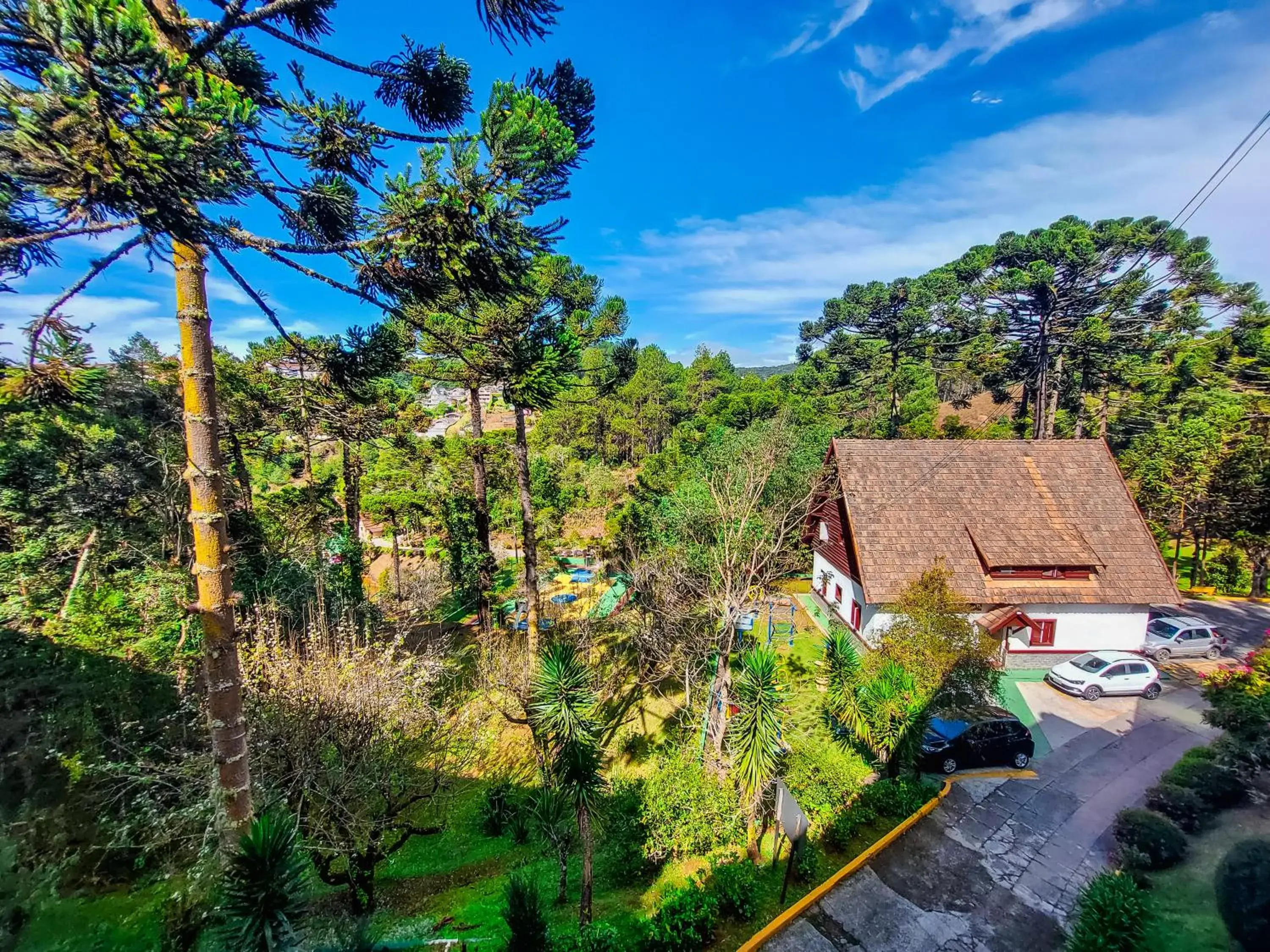 Bird's eye view in Hotel Fazenda Golden Park Campos do Jordão Bird's eye view in Hotel Fazenda Golden Park Campos do Jordão