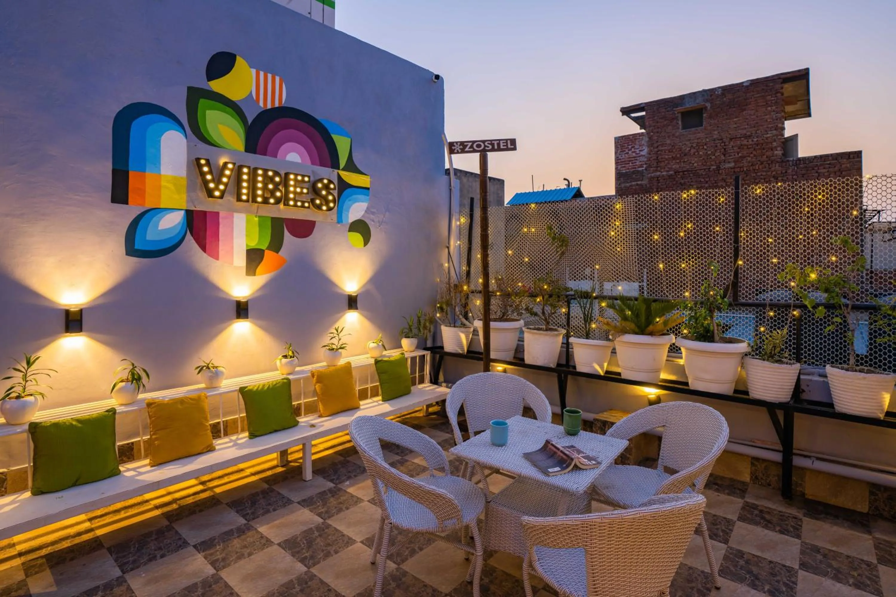 Property building in Zostel Delhi