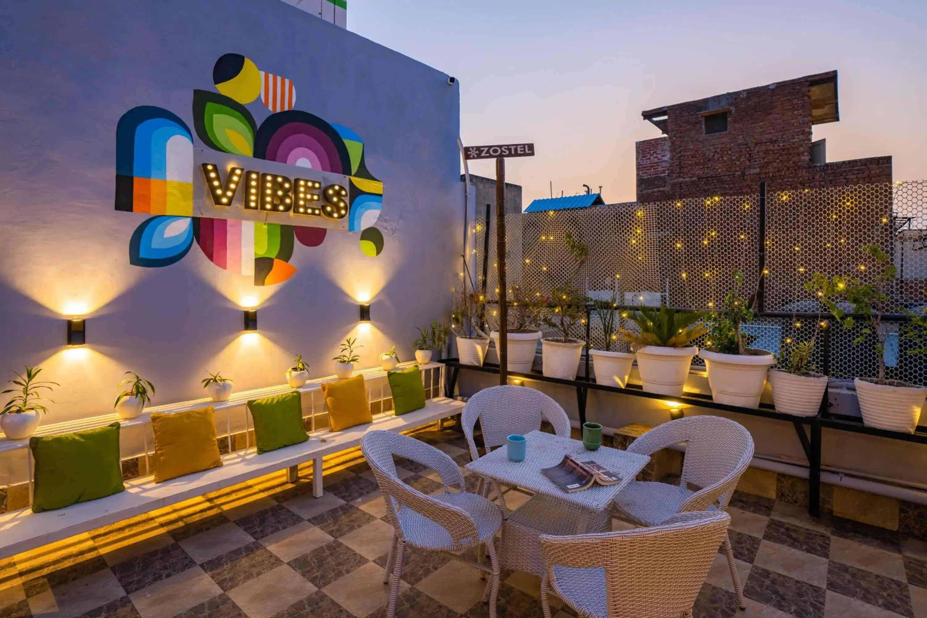 Property building in Zostel Delhi Property building in Zostel Delhi