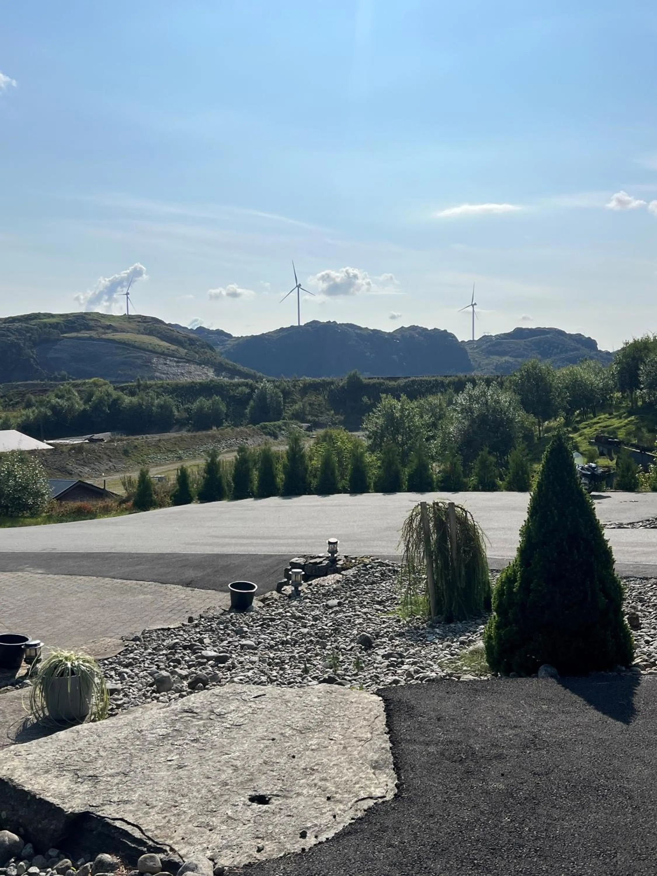 Natural landscape in Selvbetjent leilighetshotell på Ålgård