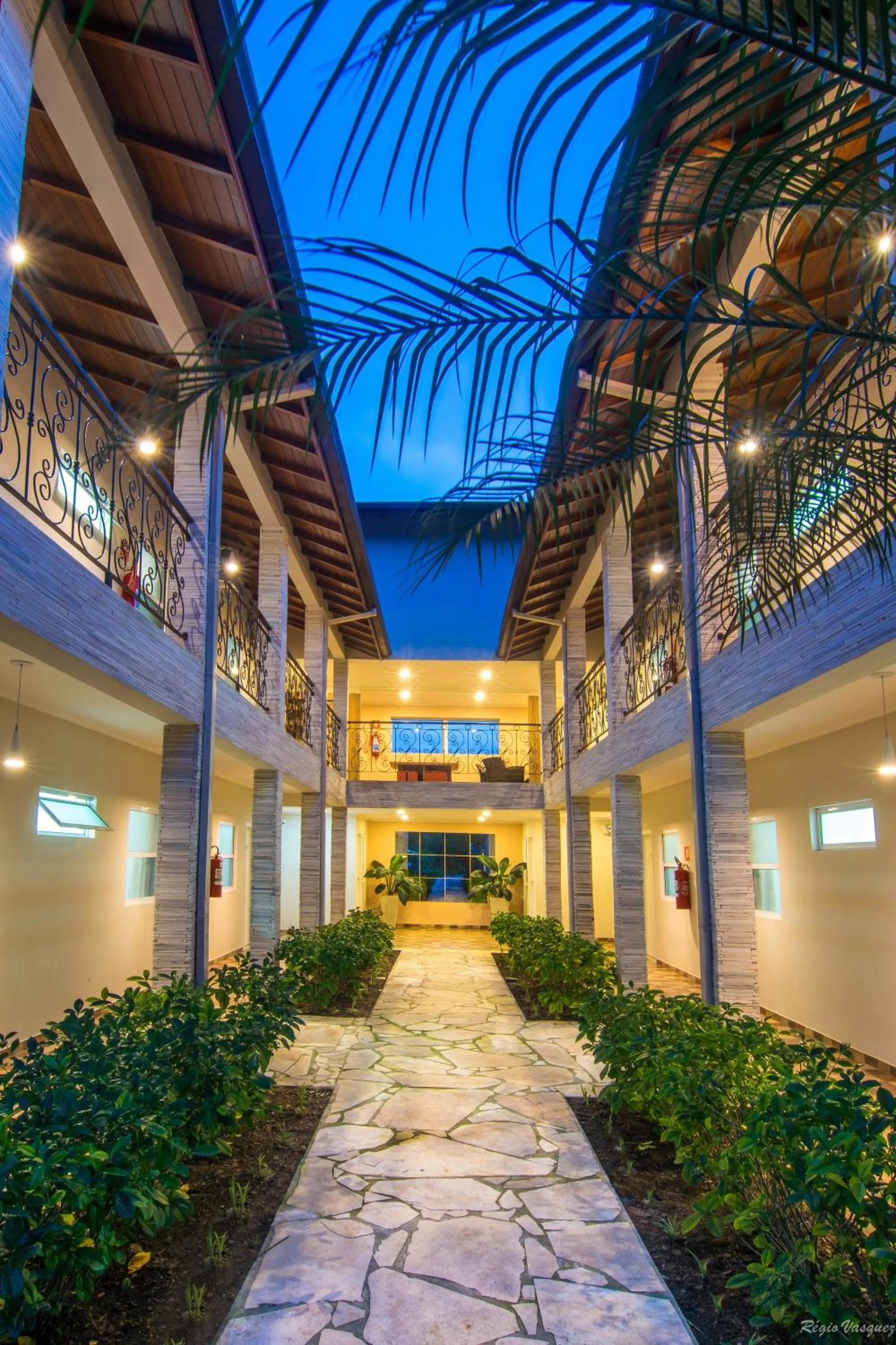 Garden view in Pousada Recanto Jota Ge