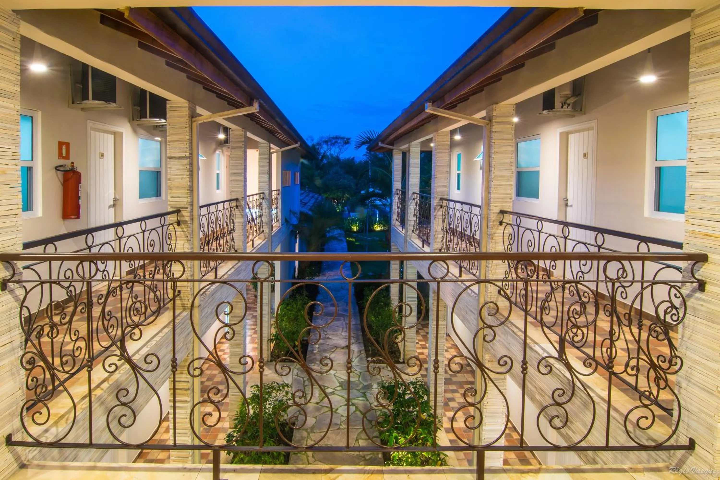 Garden view in Pousada Recanto Jota Ge