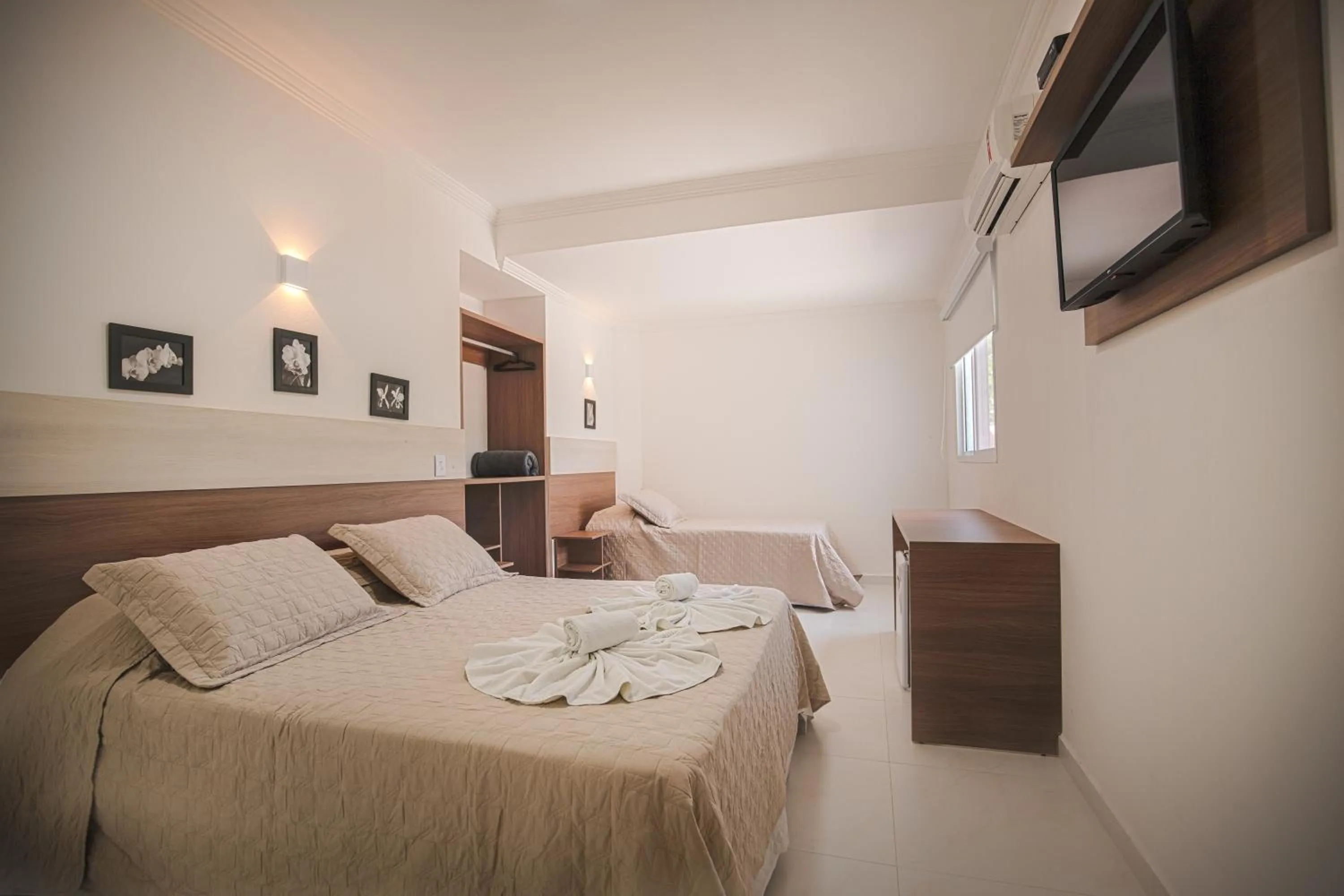 Bed in Pousada Recanto Jota Ge