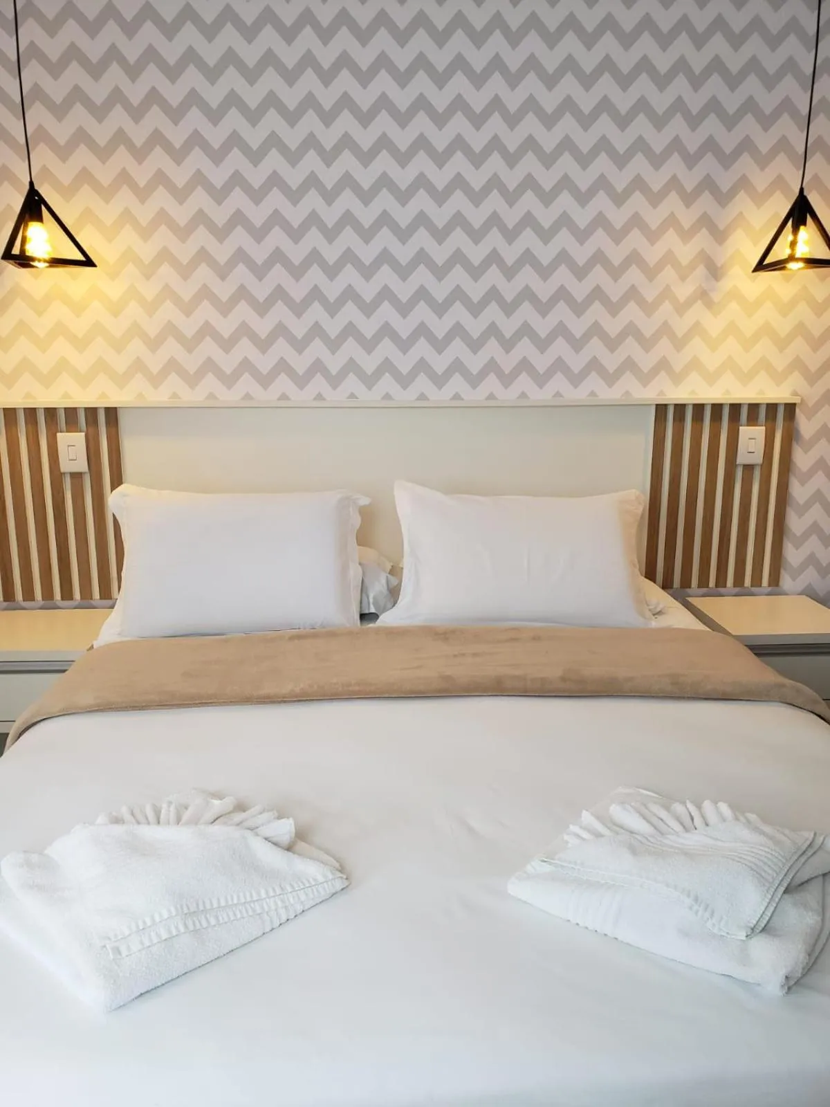 Bed in Pousada Recanto Jota Ge