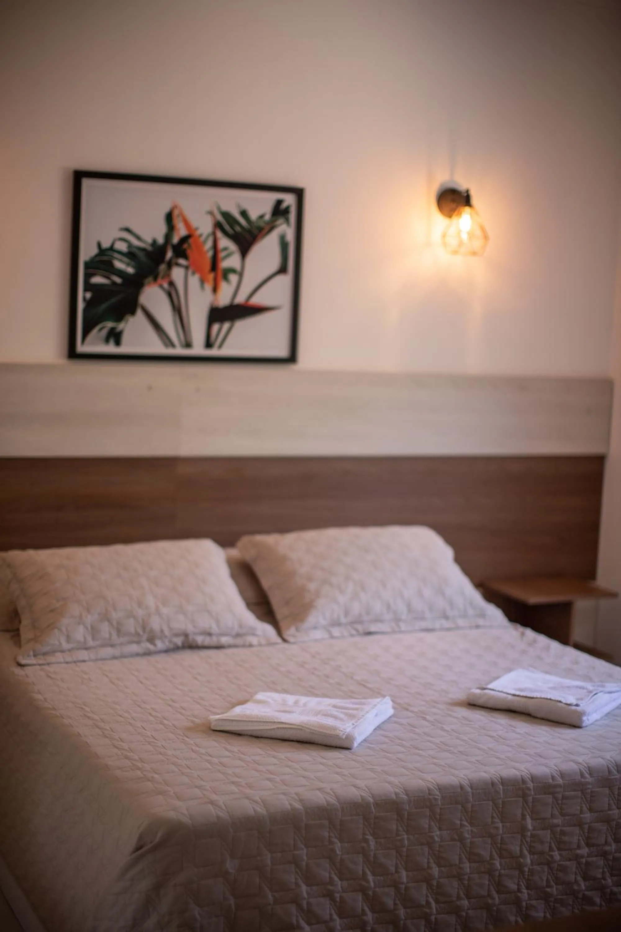 Bed in Pousada Recanto Jota Ge