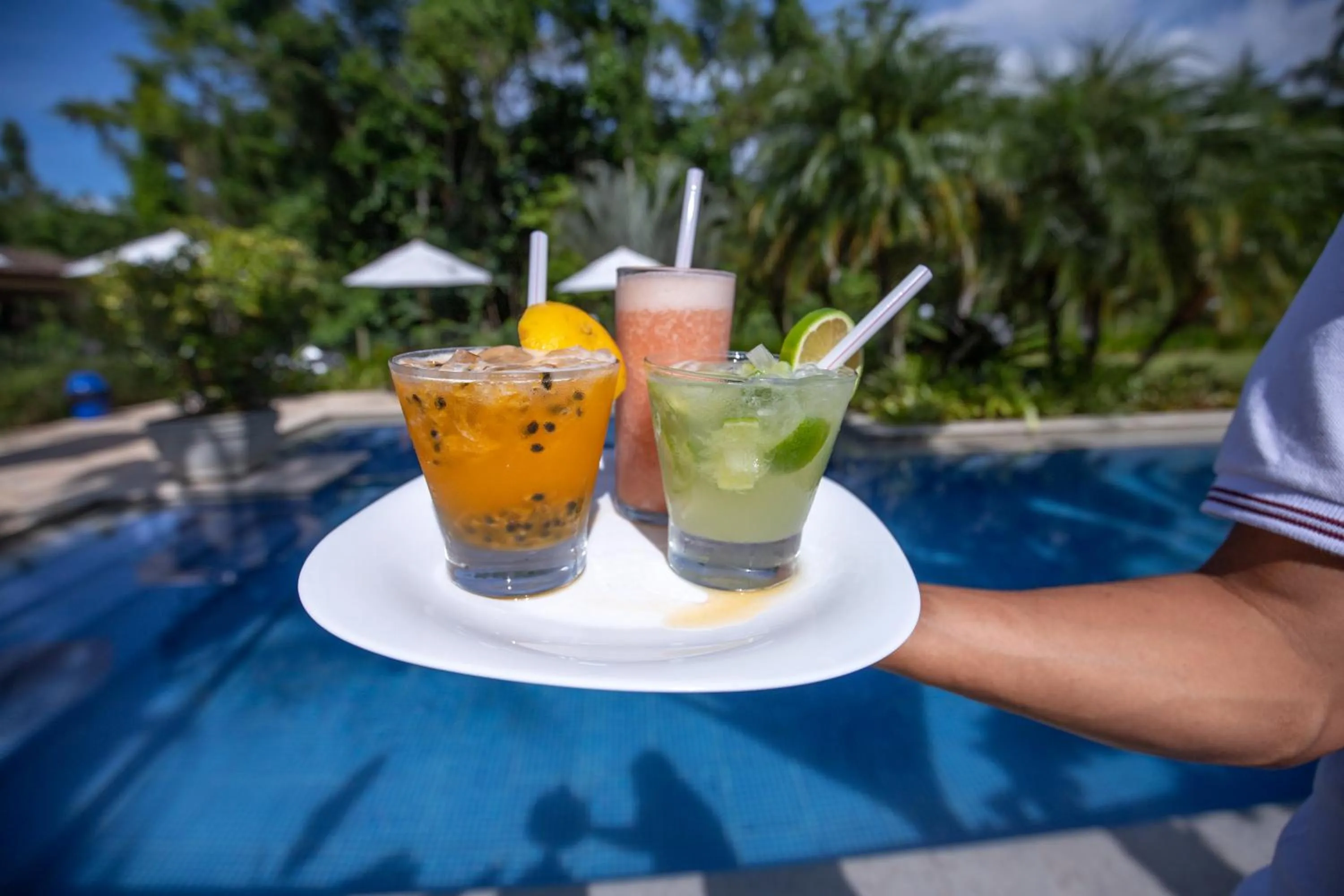 Swimming pool in Pousada Recanto Jota Ge