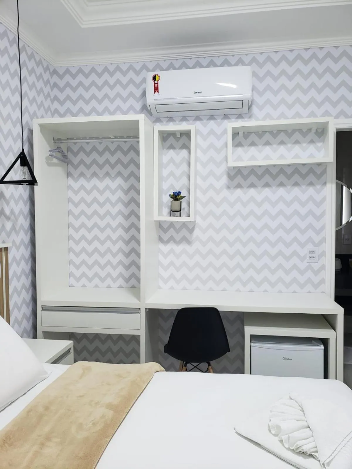 Bed in Pousada Recanto Jota Ge