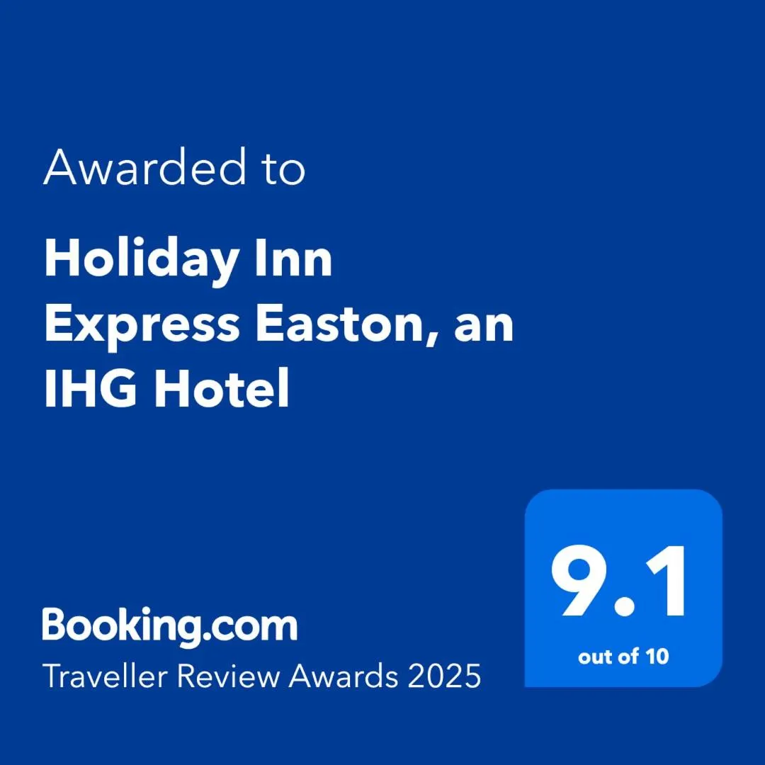 Certificate/Award in Holiday Inn Express Easton by IHG