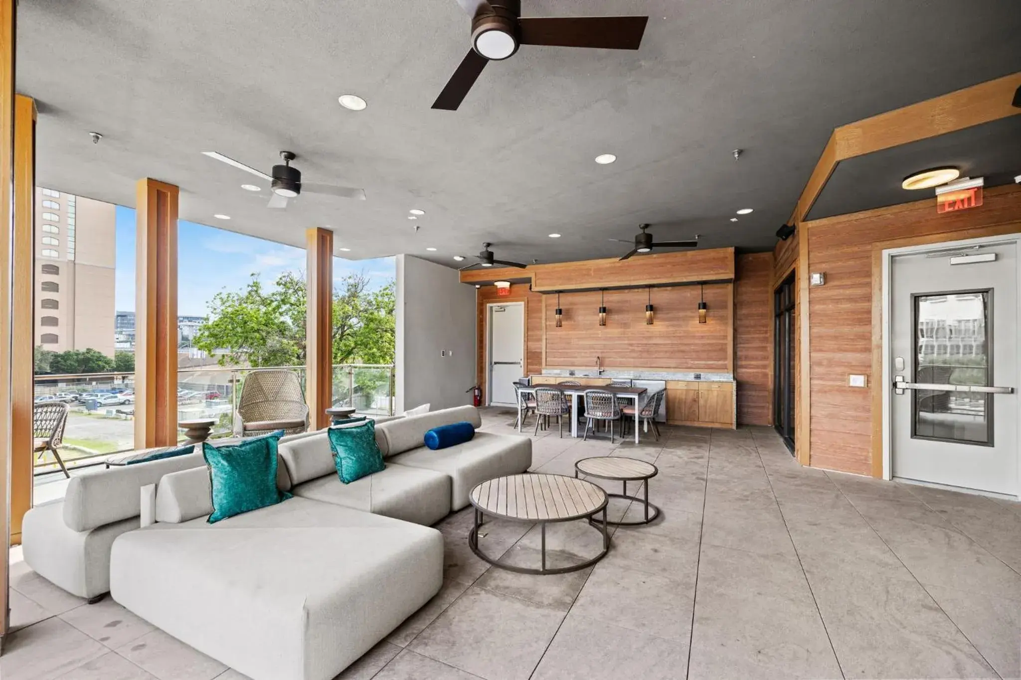 Patio in Placemakr Downtown Austin Patio in Placemakr Downtown Austin