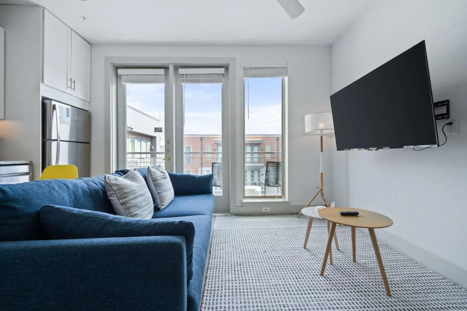 Living room in Placemakr Downtown Austin Living room in Placemakr Downtown Austin