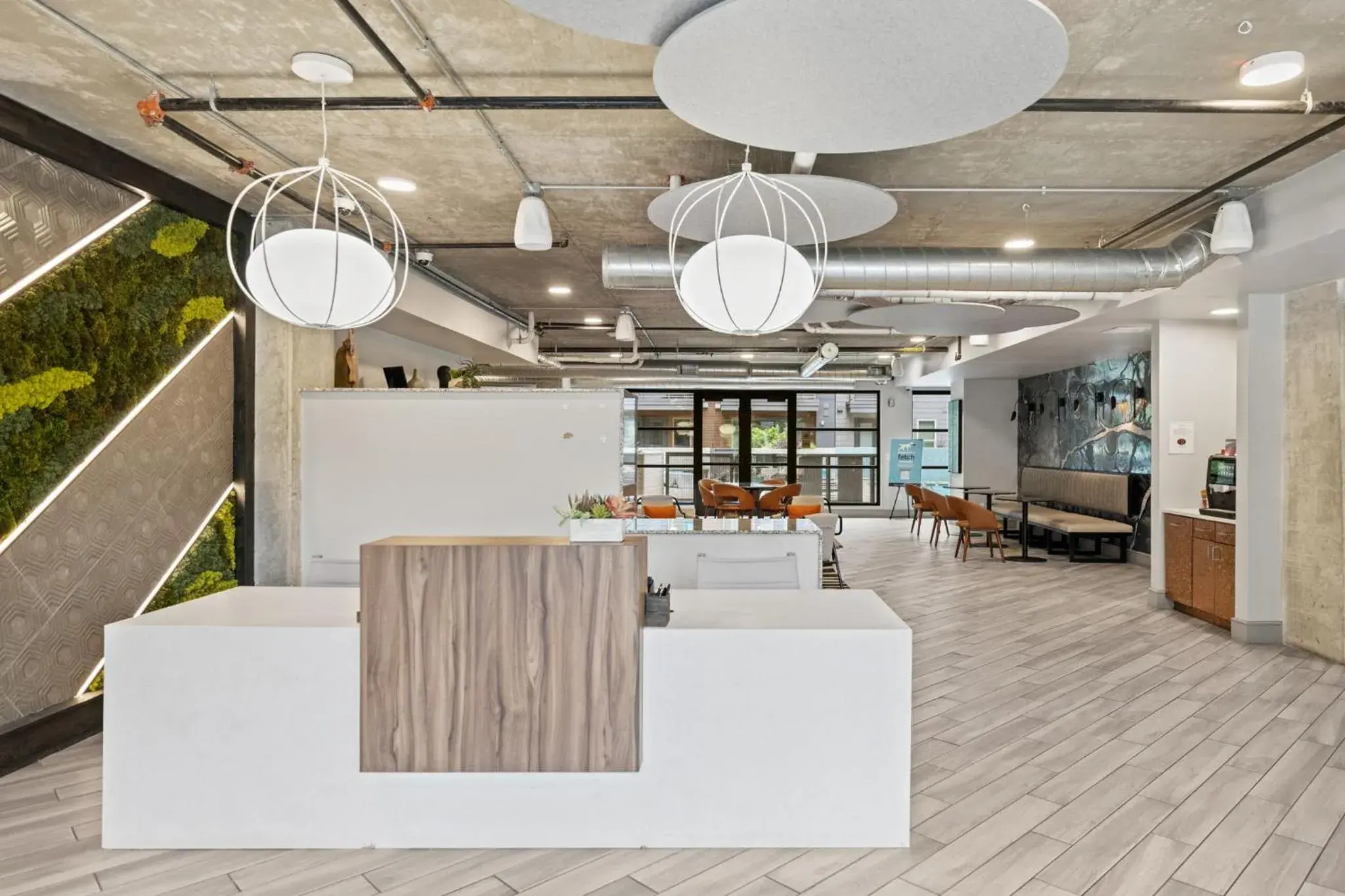Lobby or reception in Placemakr Downtown Austin Lobby or reception in Placemakr Downtown Austin