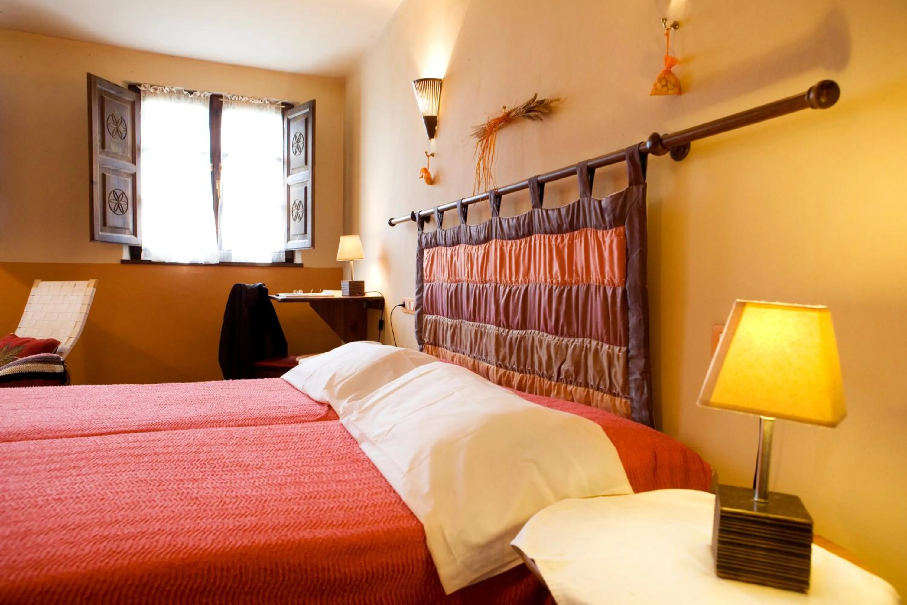 Bed in Hotel Rural La Llosa de Fombona