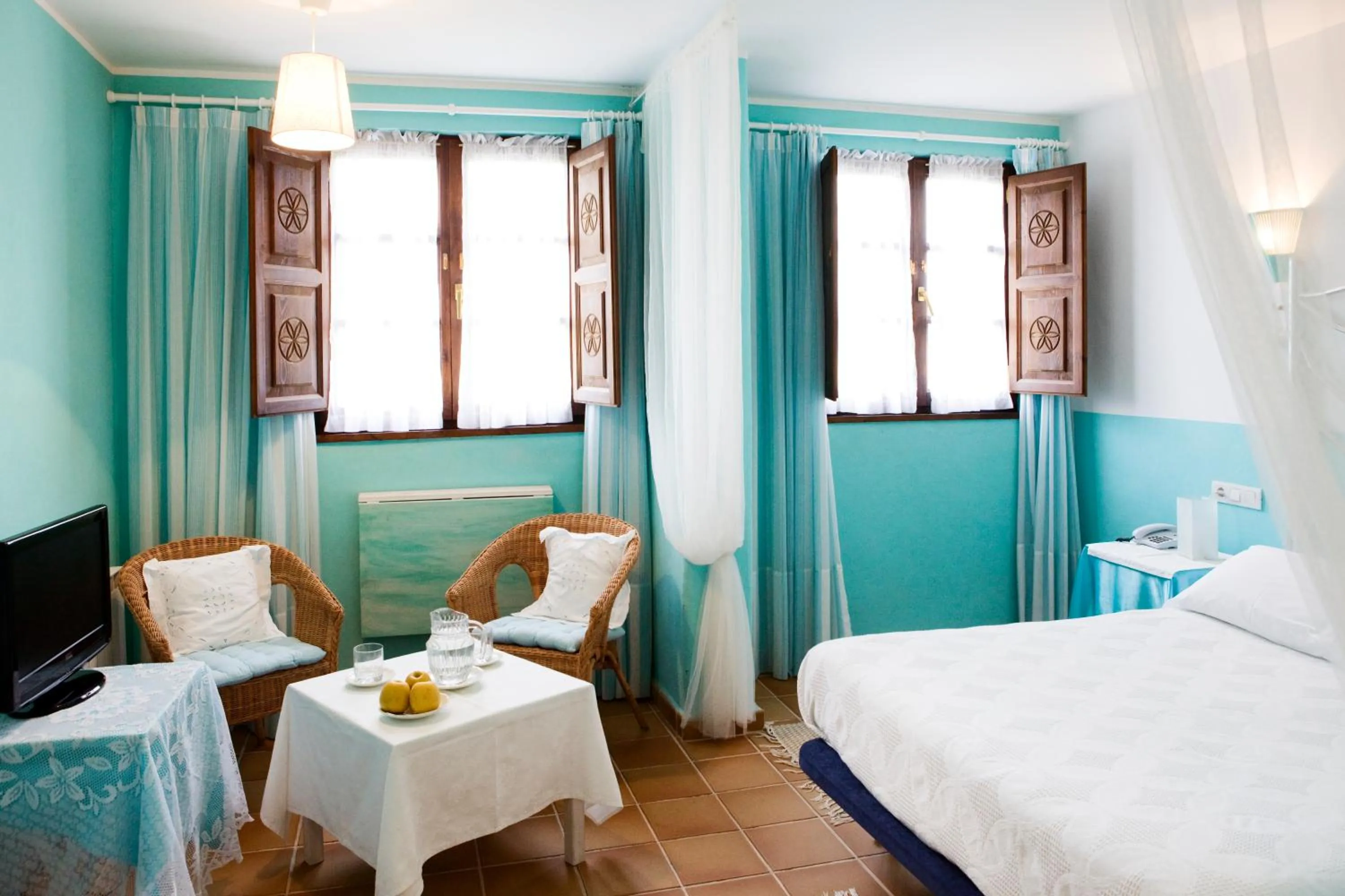 Bed in Hotel Rural La Llosa de Fombona