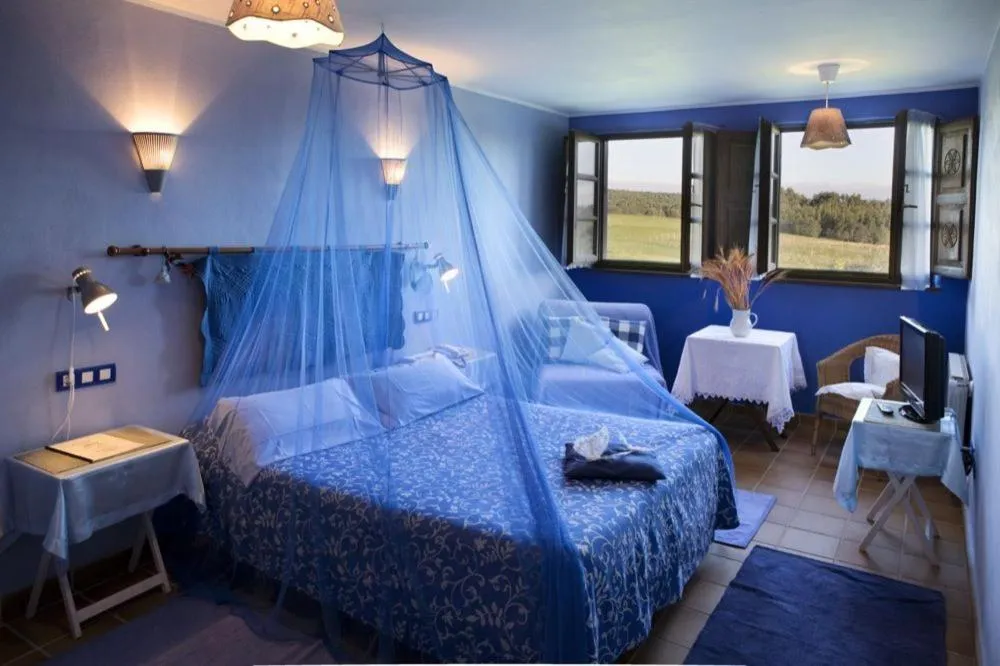 Bed in Hotel Rural La Llosa de Fombona