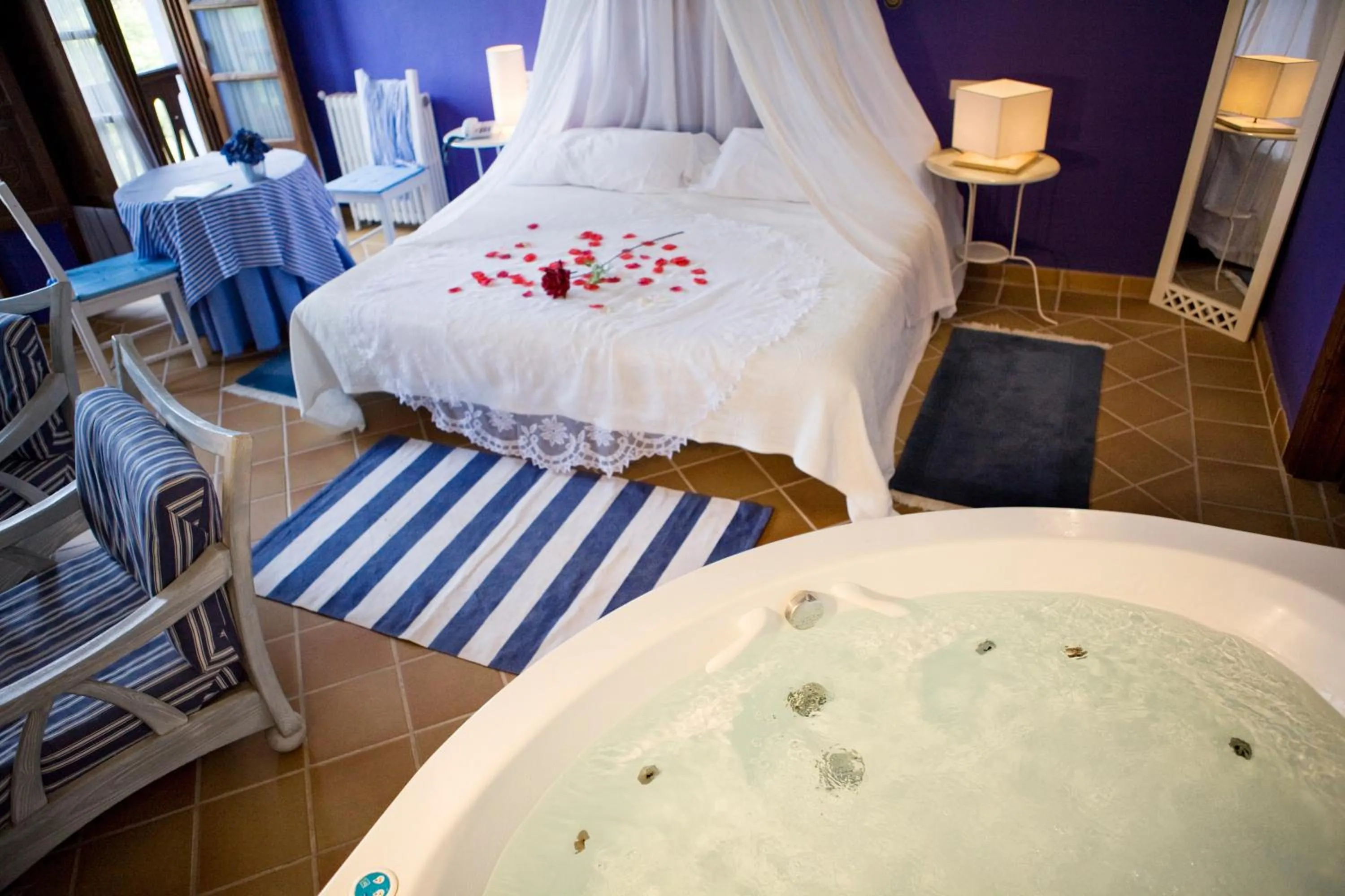 Bed in Hotel Rural La Llosa de Fombona