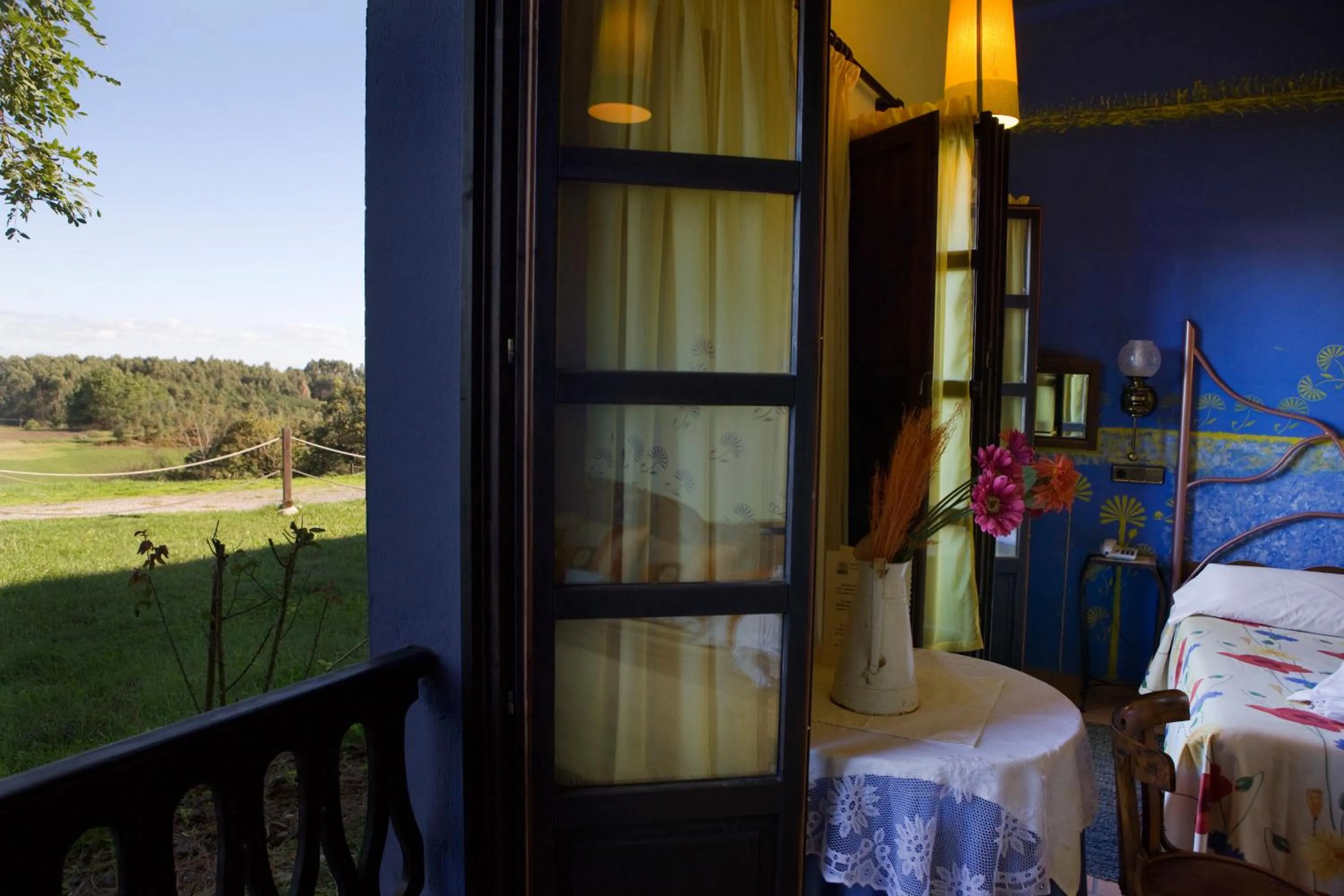 Bed in Hotel Rural La Llosa de Fombona
