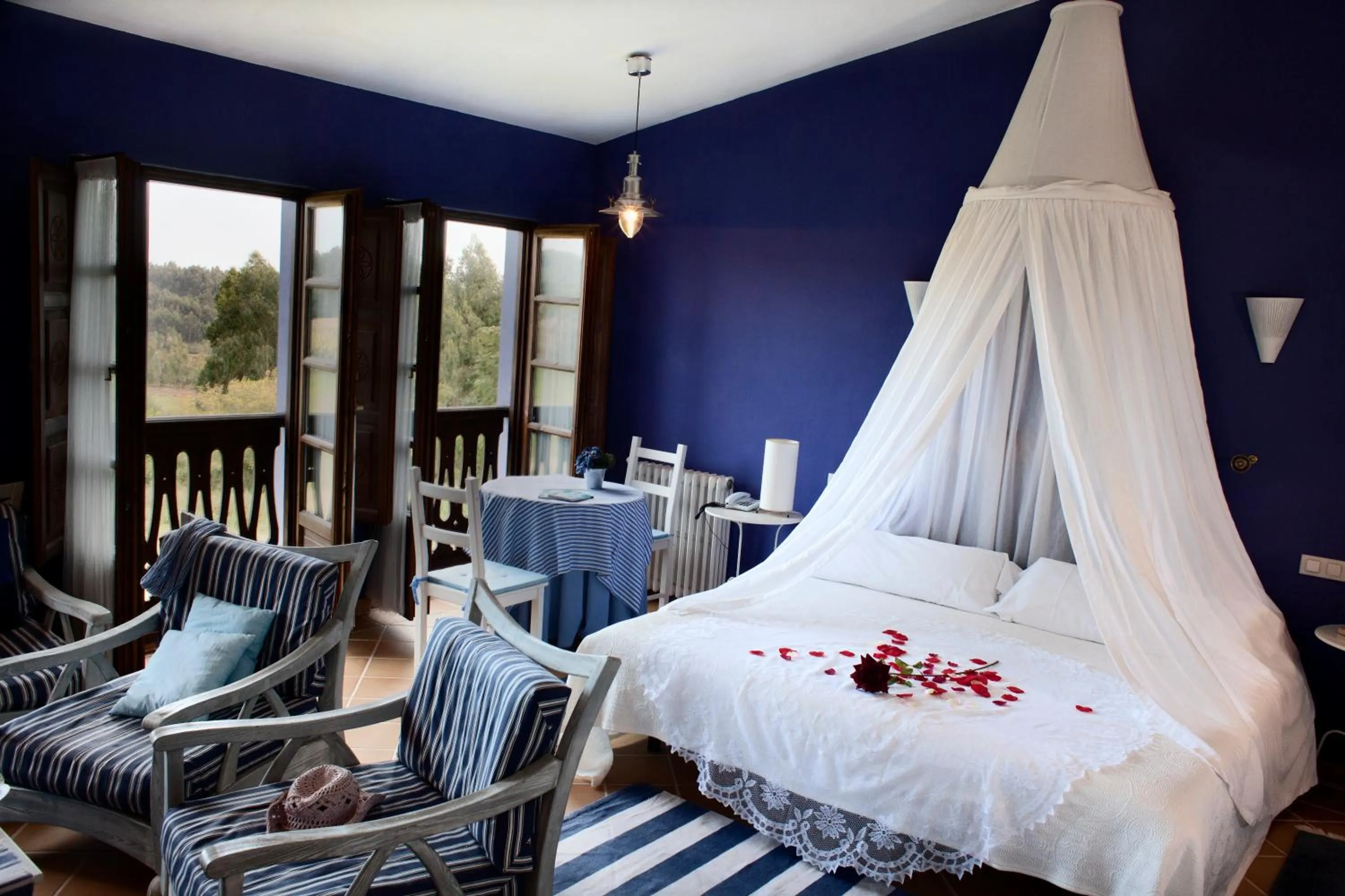 Bed in Hotel Rural La Llosa de Fombona